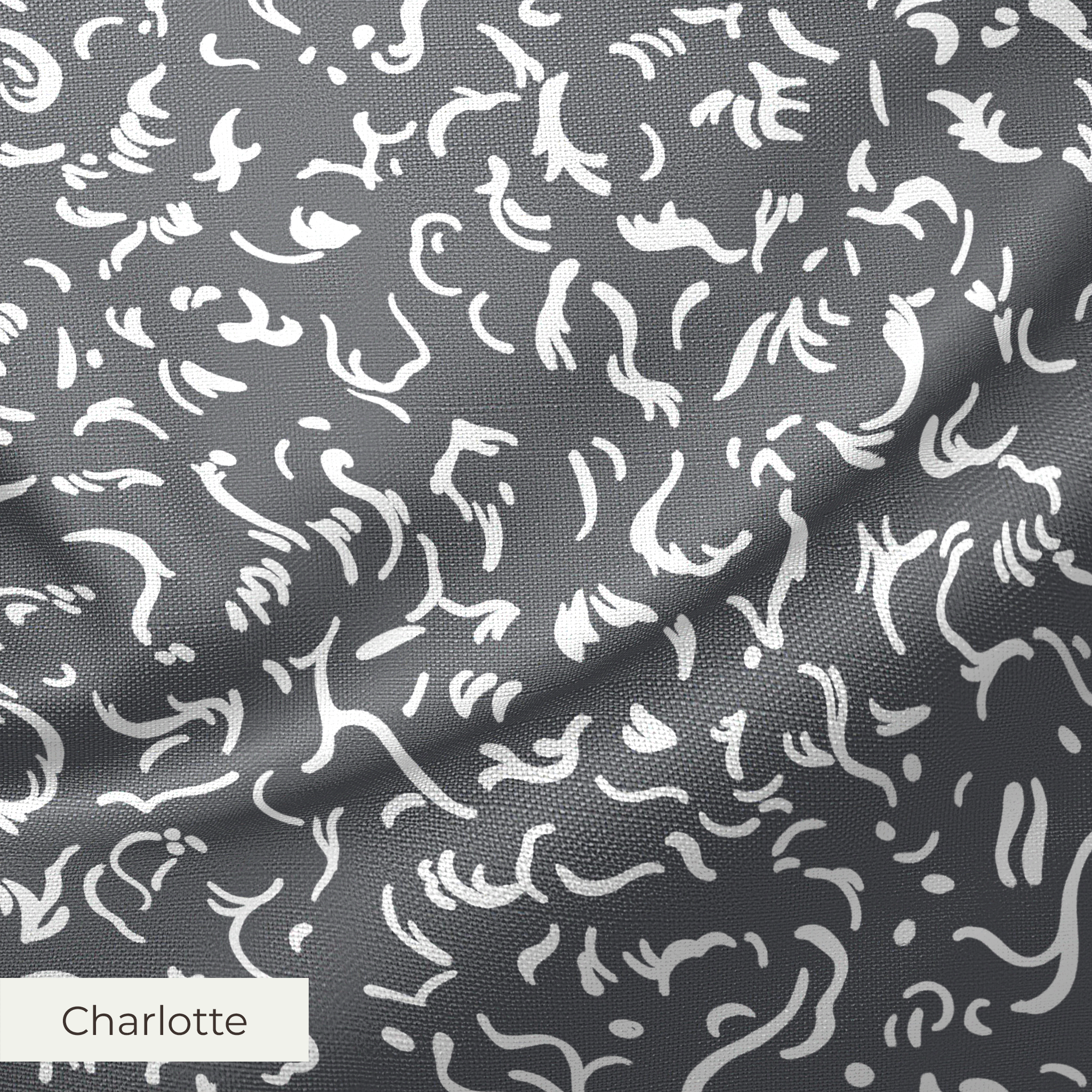 Luca - Graphite Fabric