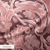 Delphine - Singed Red Fabric