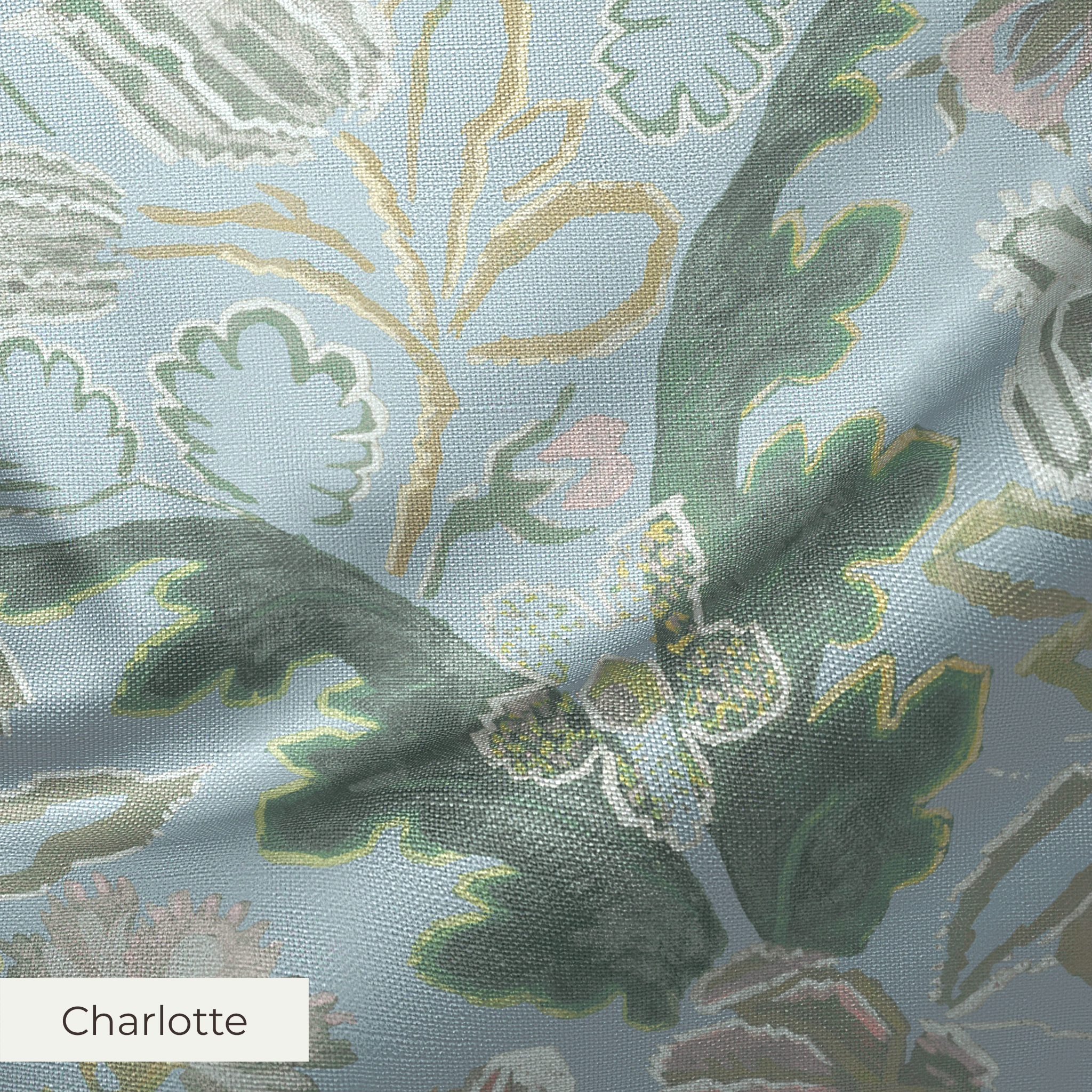 Bronte - Argento Fabric