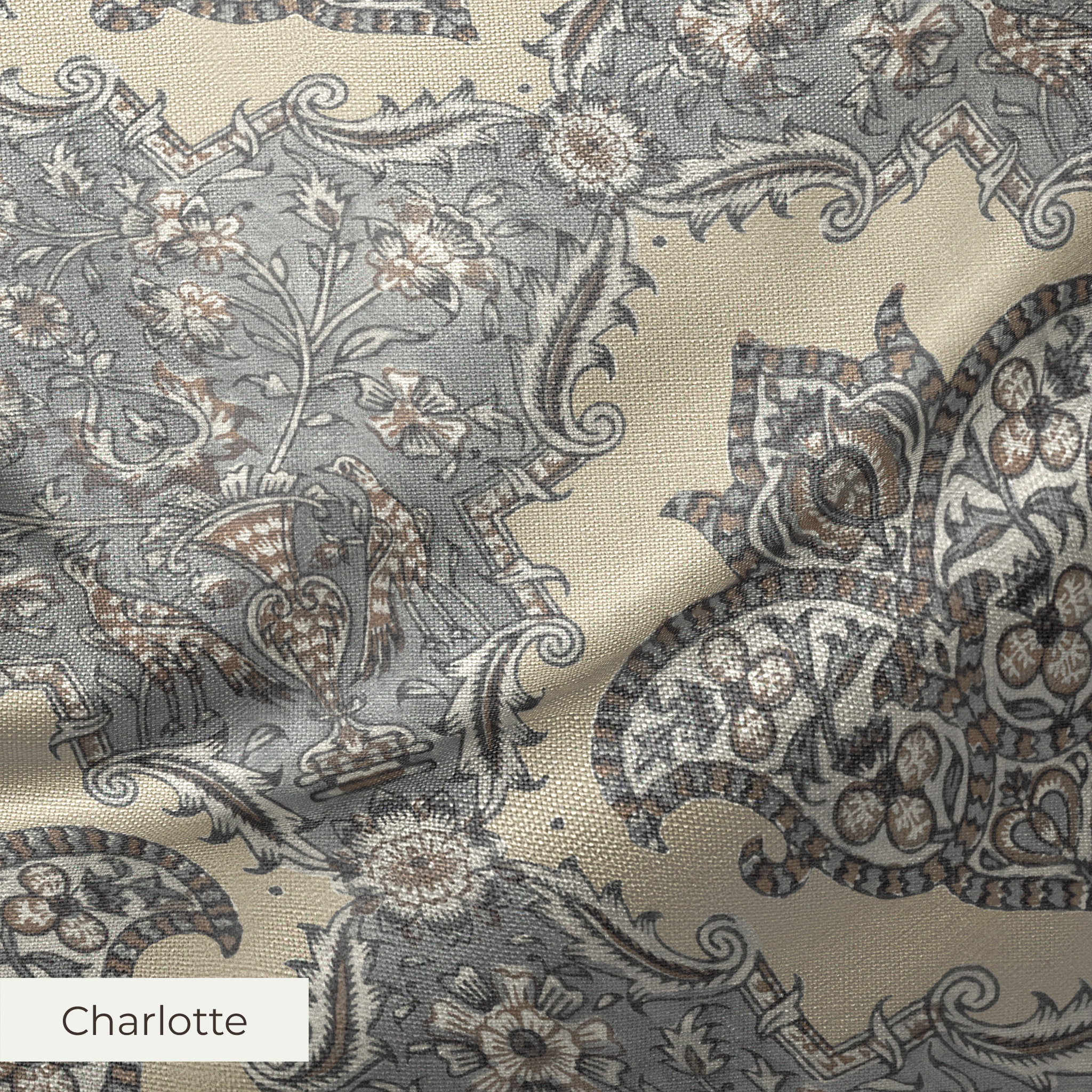 Nanette - Calcite Fabric