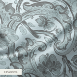 Delphine - Argento Fabric