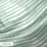 Green and white horizontal wavy stripes pattern with distressed texture