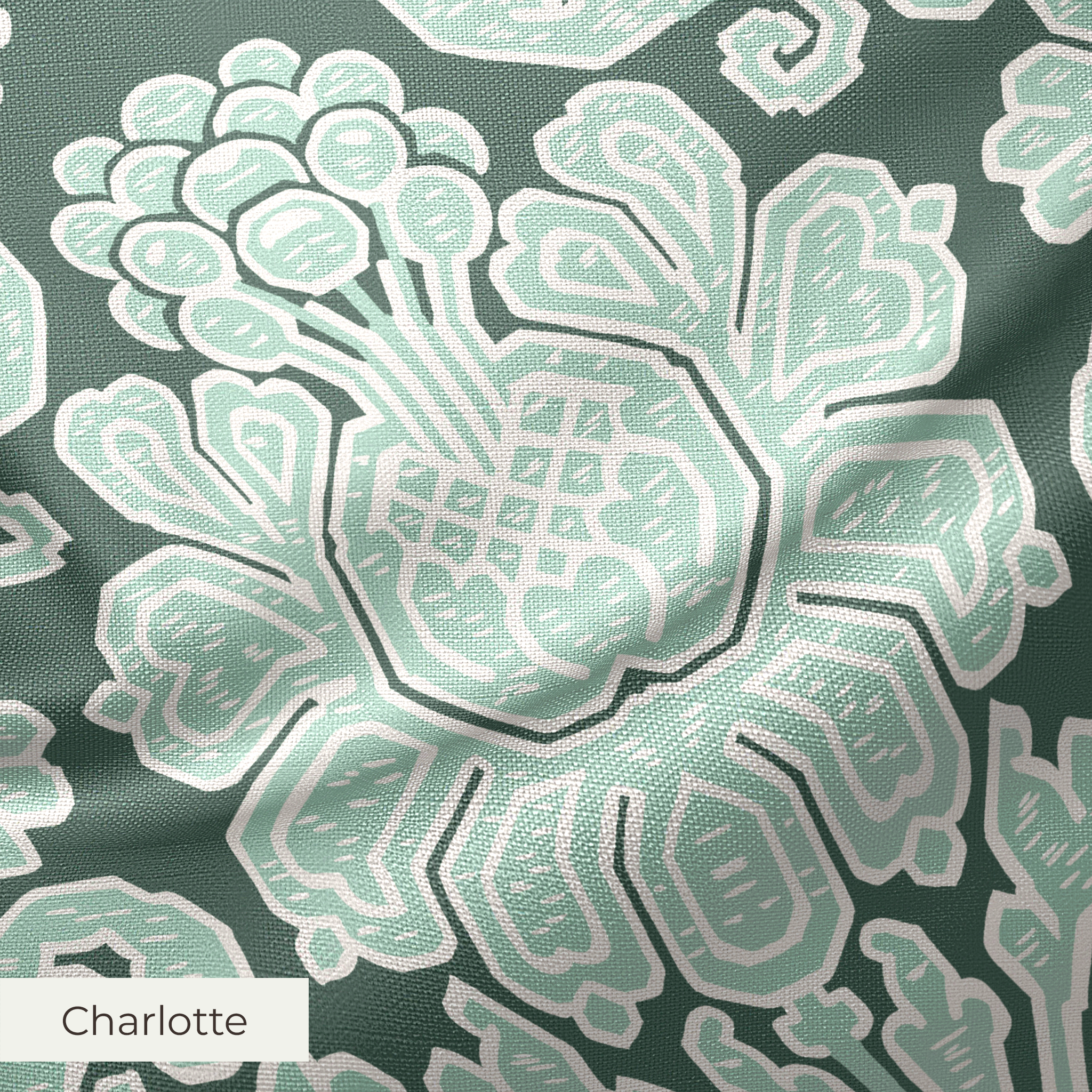 Clovis - Duck Green Fabric