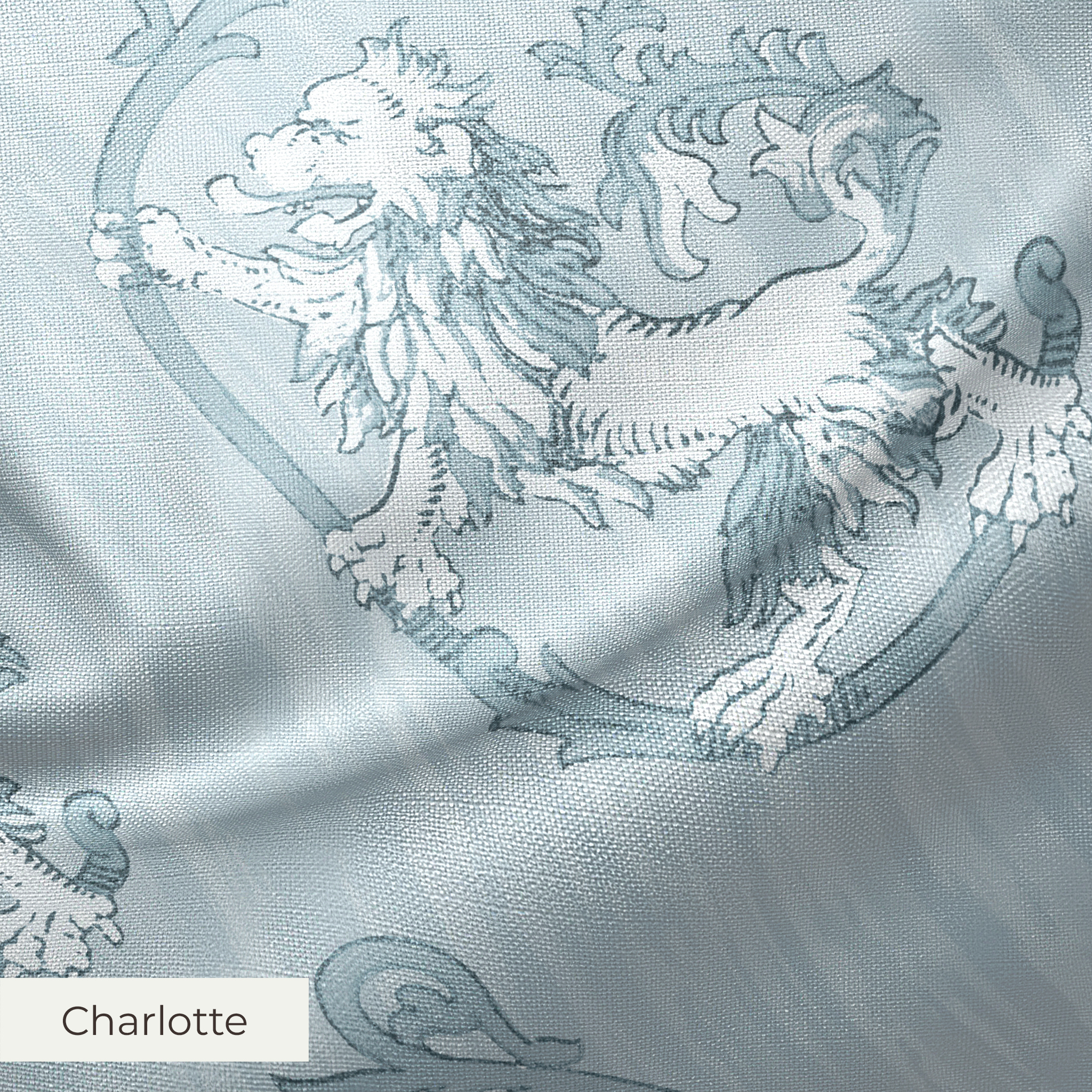 Draig - Pale Powder Fabric