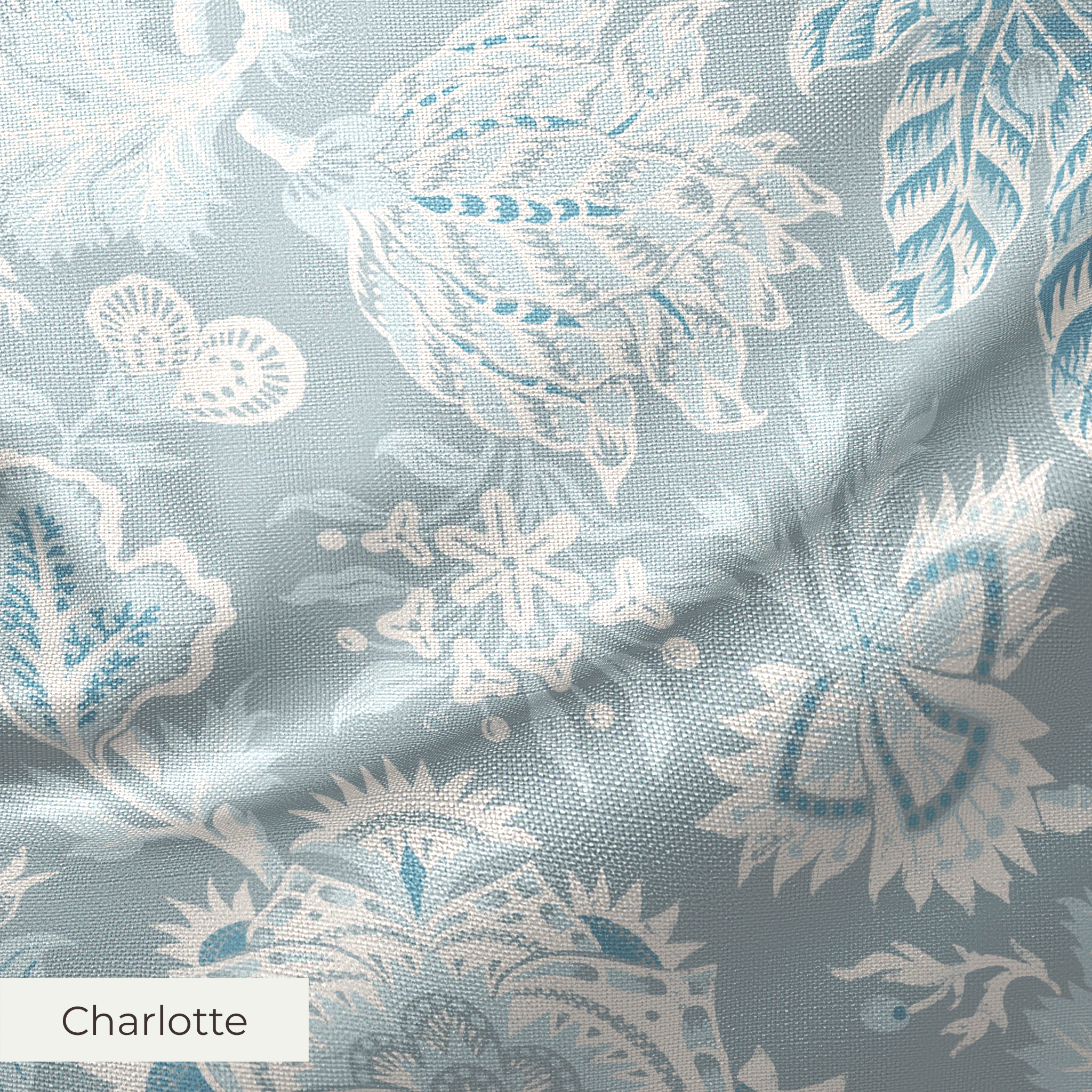 Cicily - Argento Fabric
