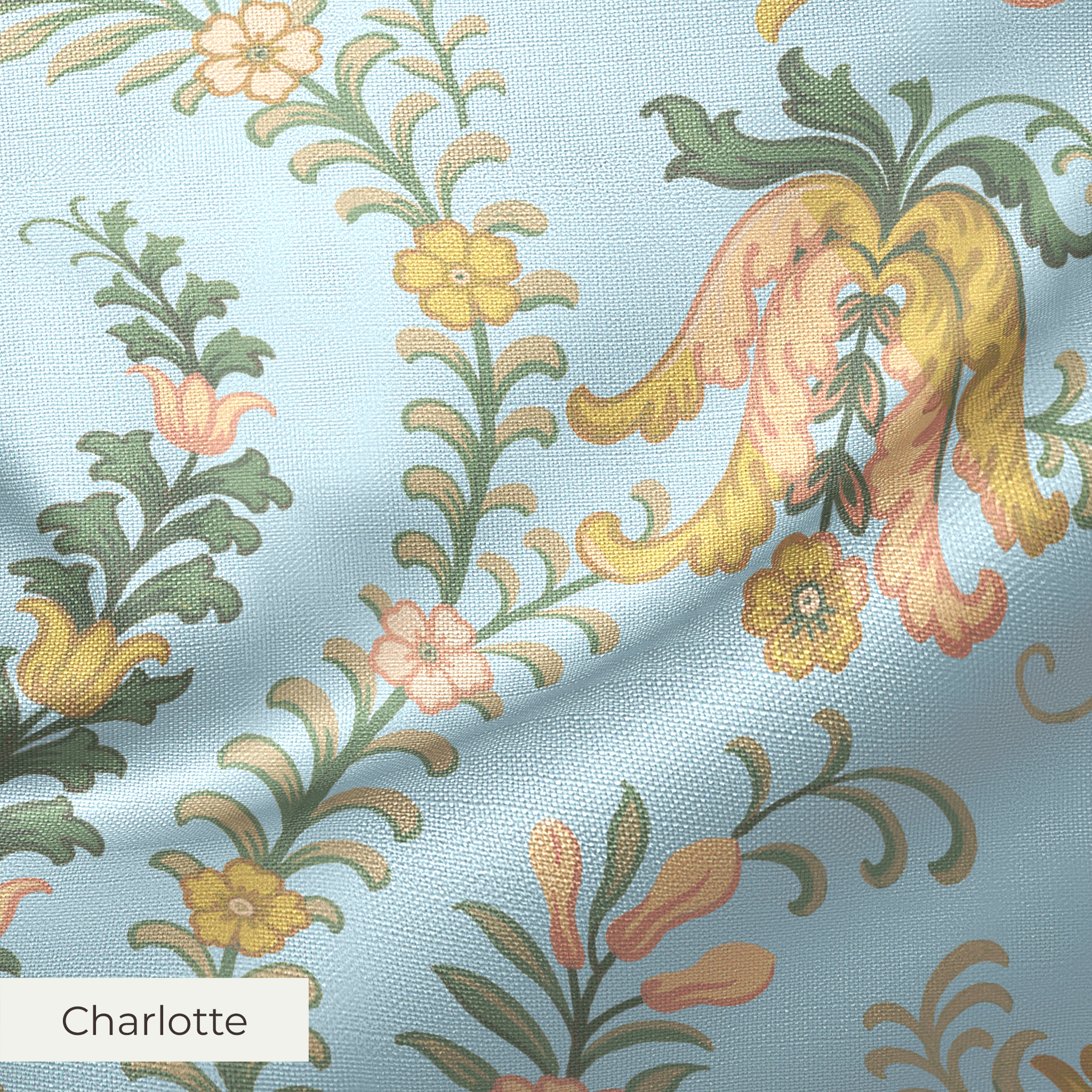 Genevieve - Kakelugn Fabric
