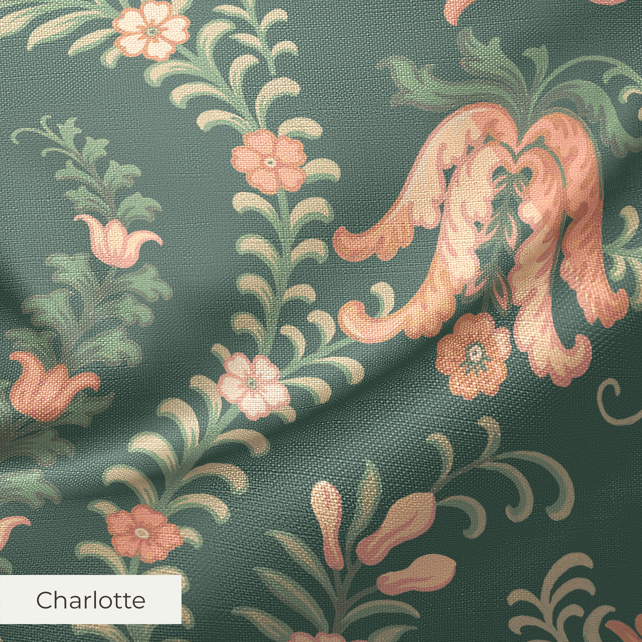 Genevieve - Duck Green Fabric