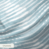Horizontal gray and white watercolor stripes with irregular, hand-painted texture