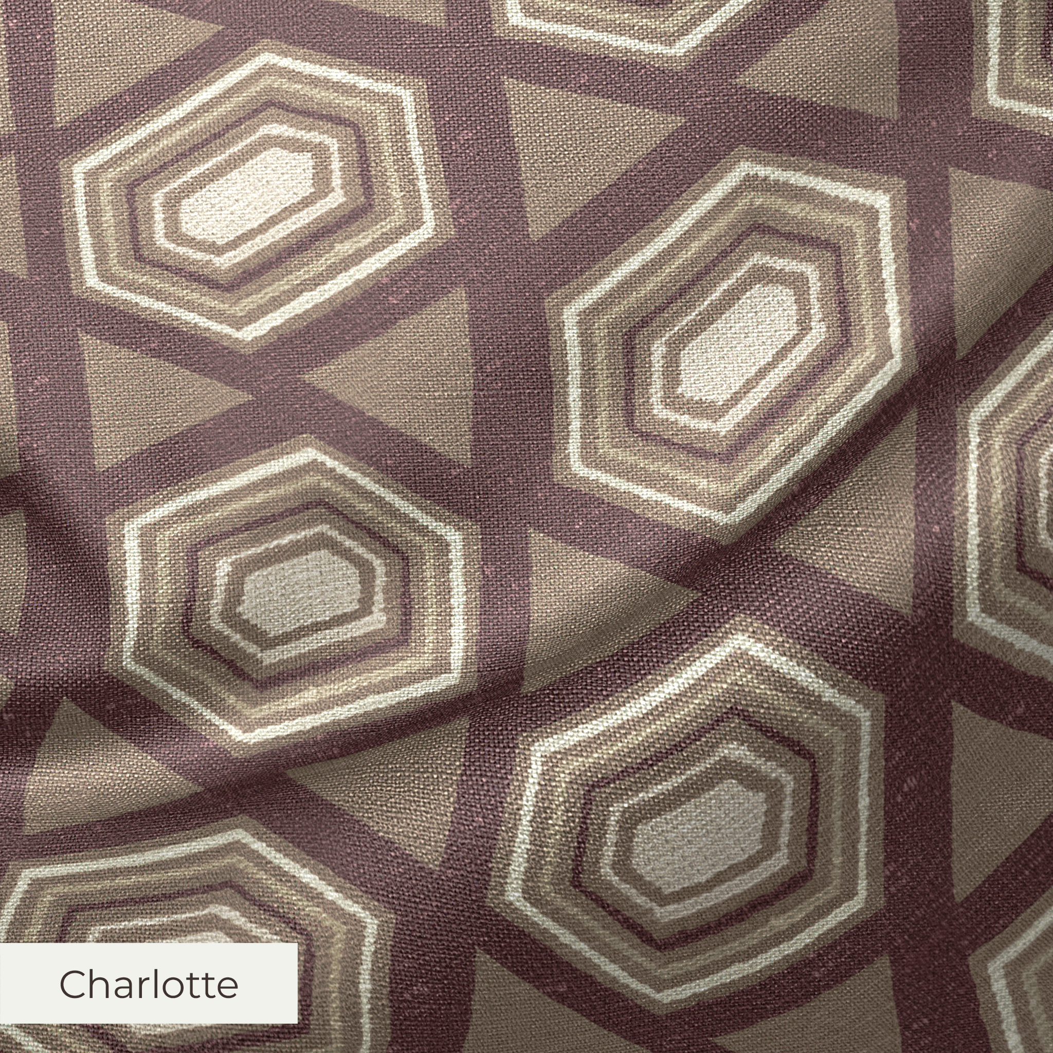Enrejado - Fig Fabric