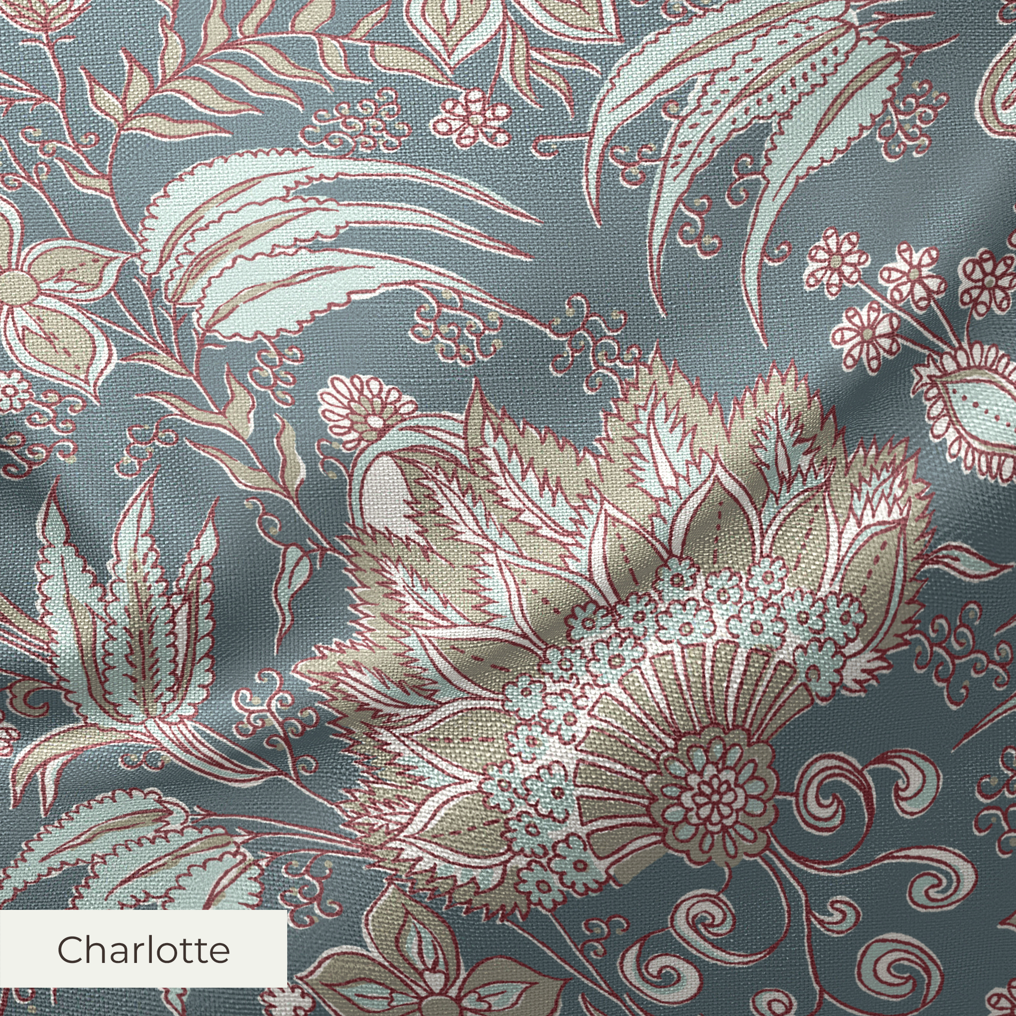 Alma - Dried Flowers Fabric