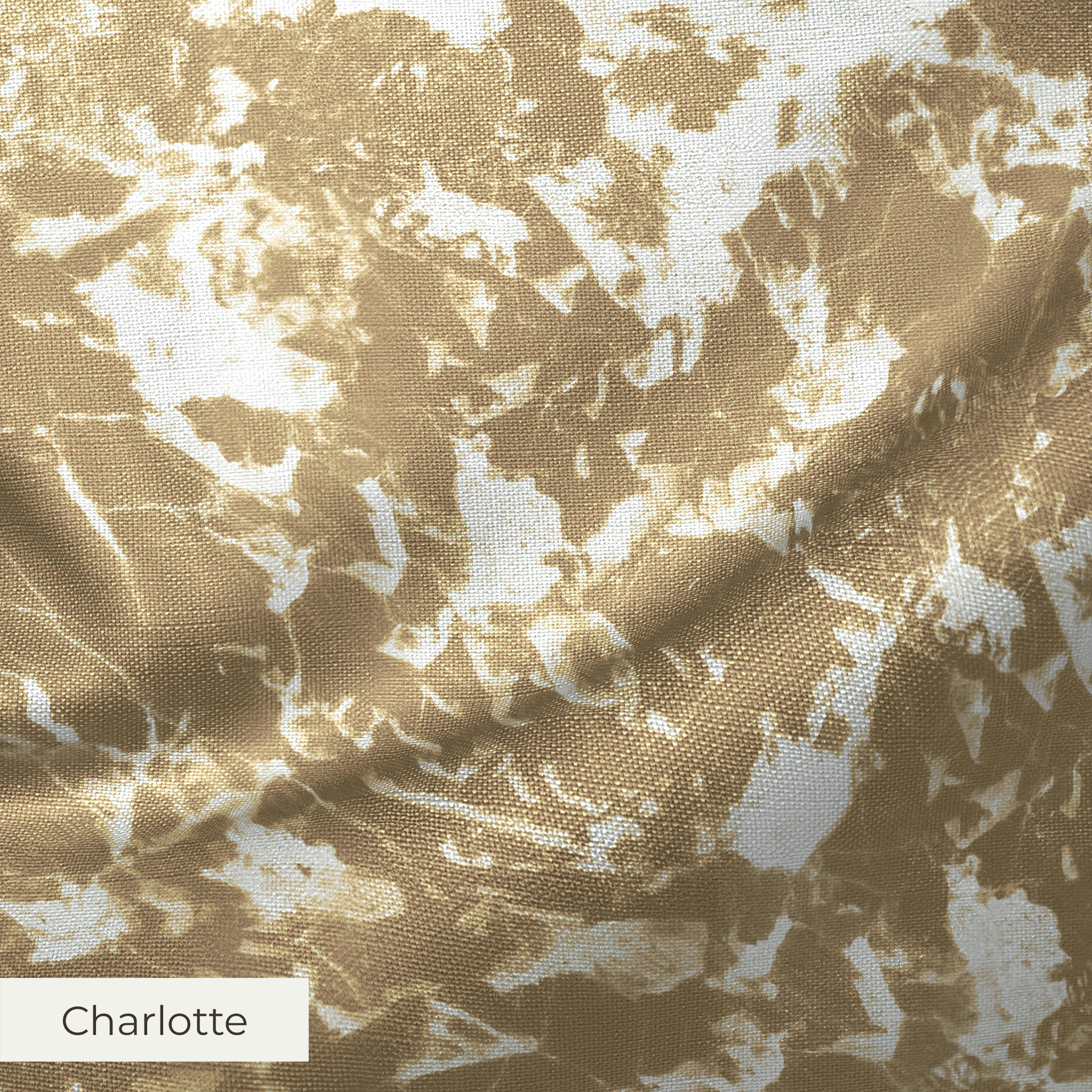 Abstract gold and white mottled pattern with organic shapes and speckled texture