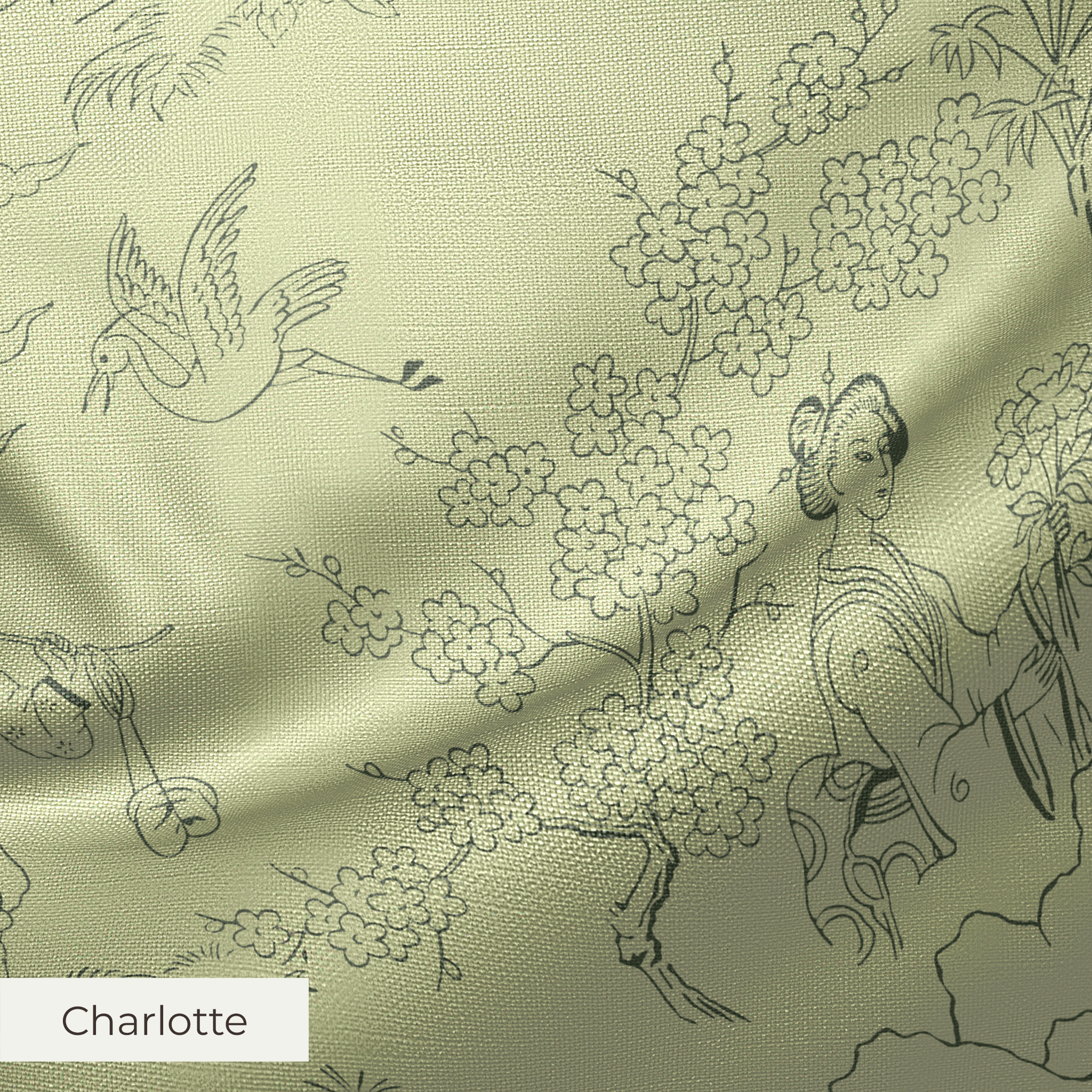 Cang Lu - Dittany Fabric