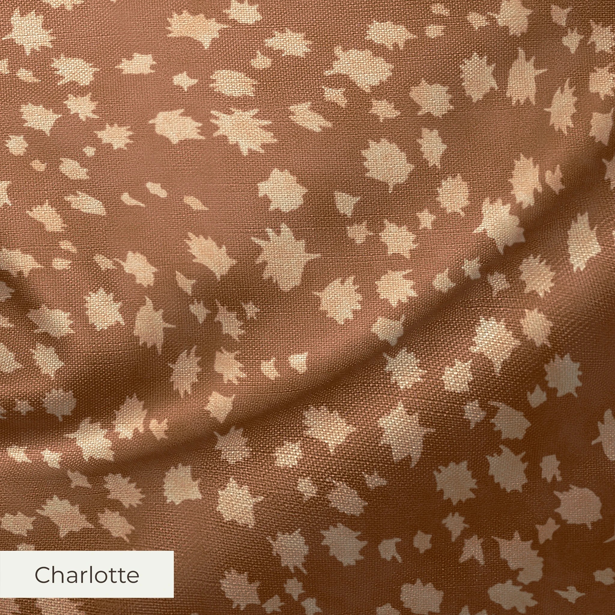 Hollywood - Burnt Orange Fabric