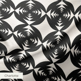 Danika - Black Fabric