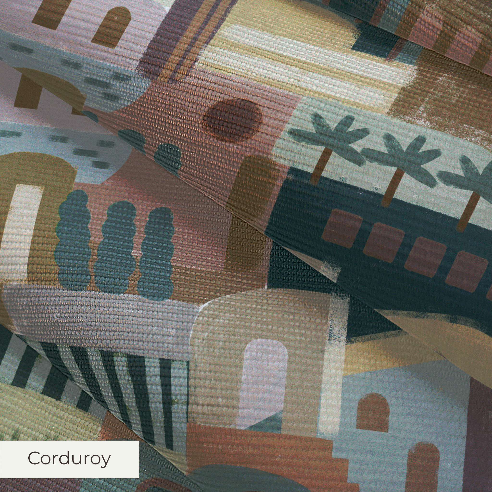 Santorini - Desert Dusk Fabric