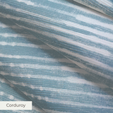 Horizontal gray and white watercolor stripes with irregular, hand-painted texture