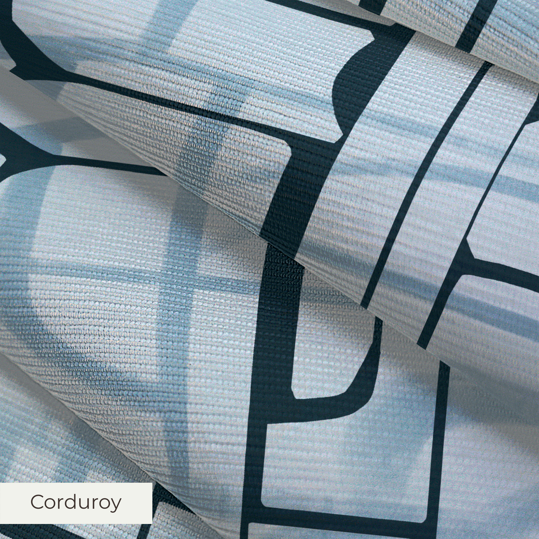 Simone - Lapis Fabric