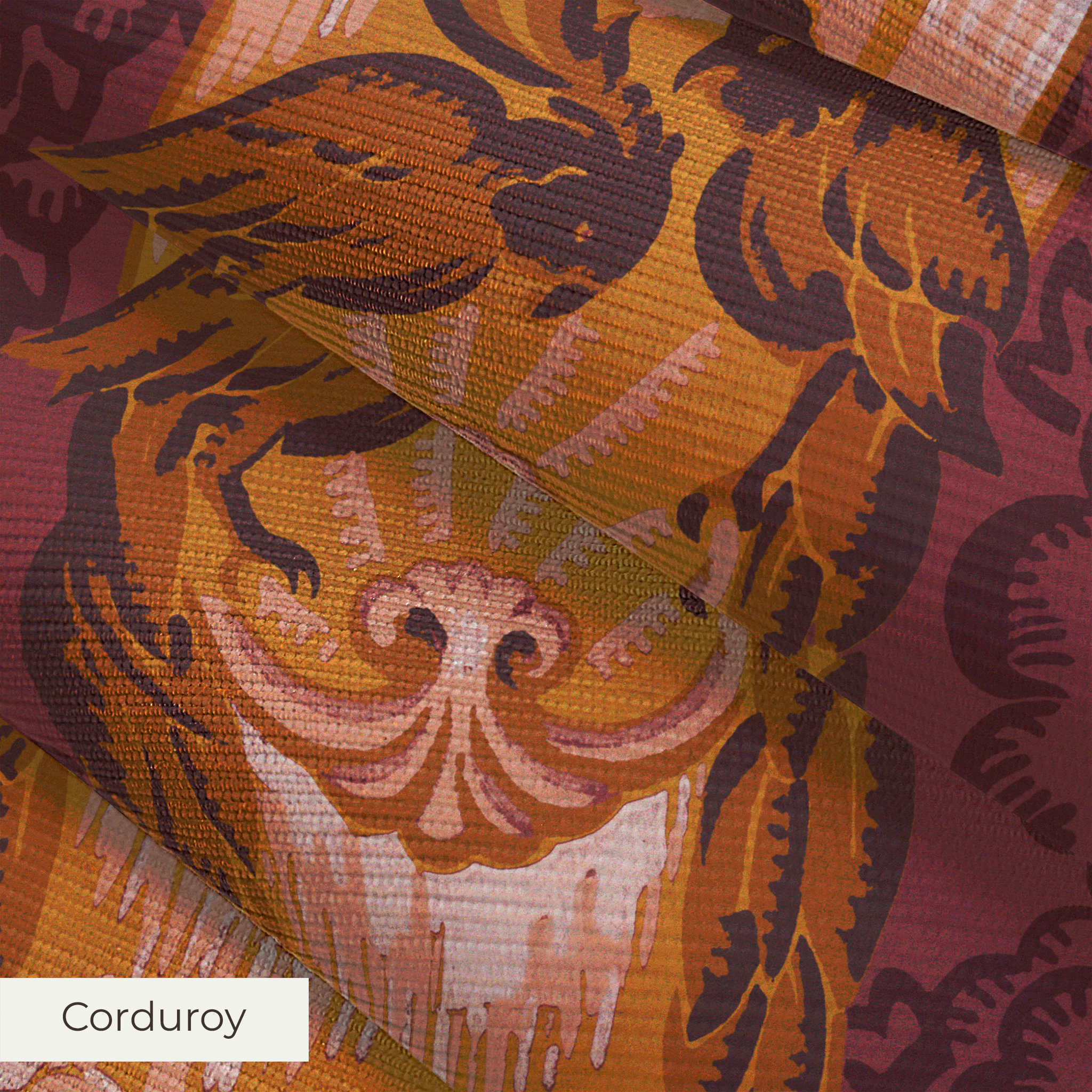 Fairendell - Singed Red Fabric