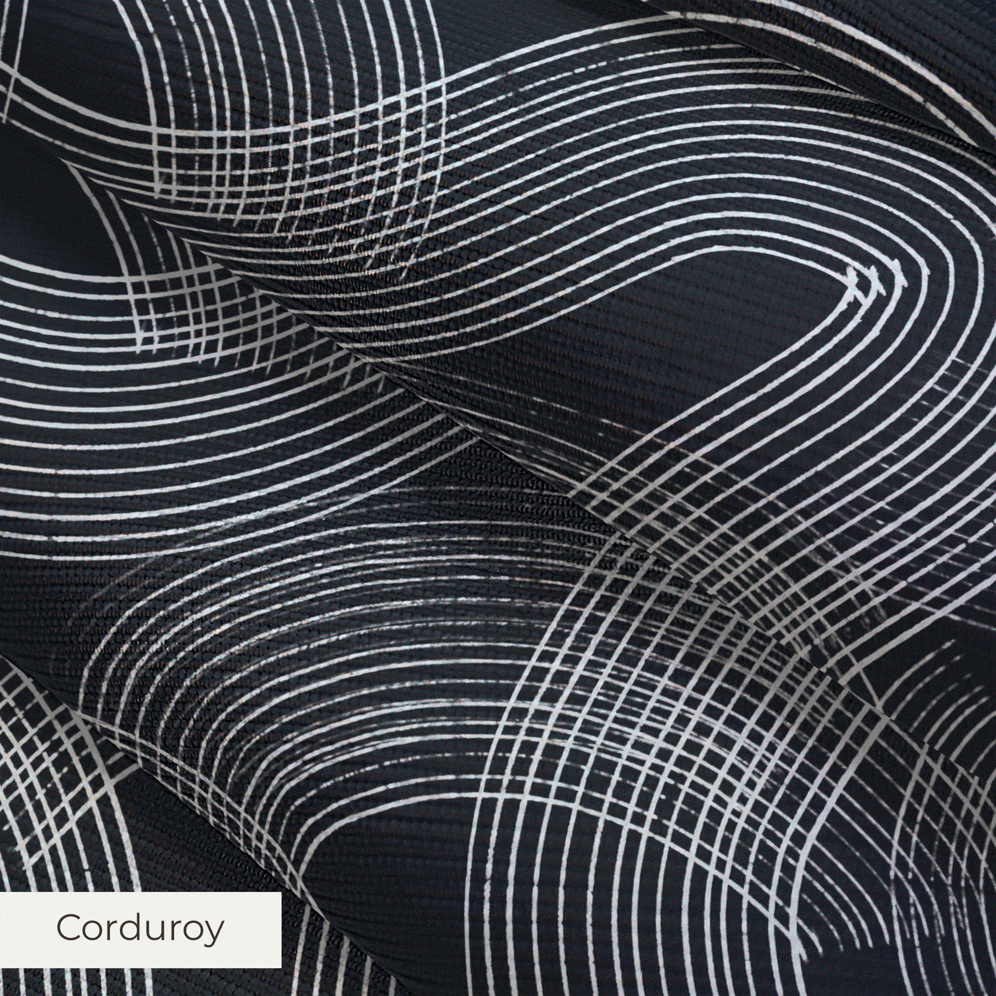 Denali - Ebony Fabric