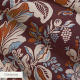 Domitila - Singed Red Fabric