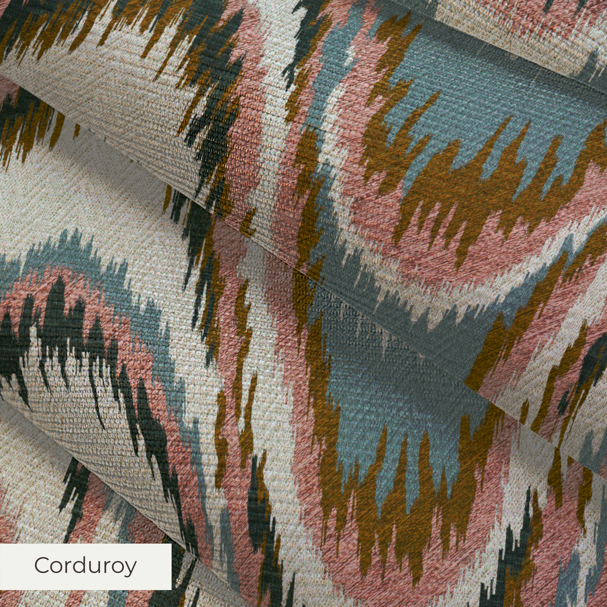 Illara - Brick Fabric