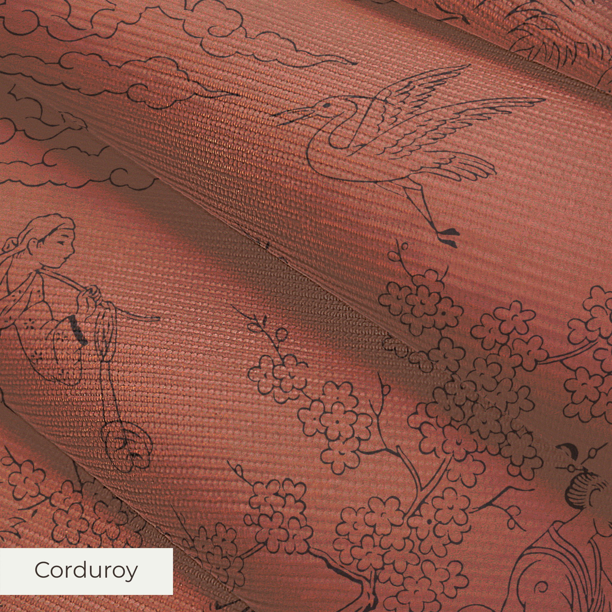 Cang Lu - Mon Fleur Fabric