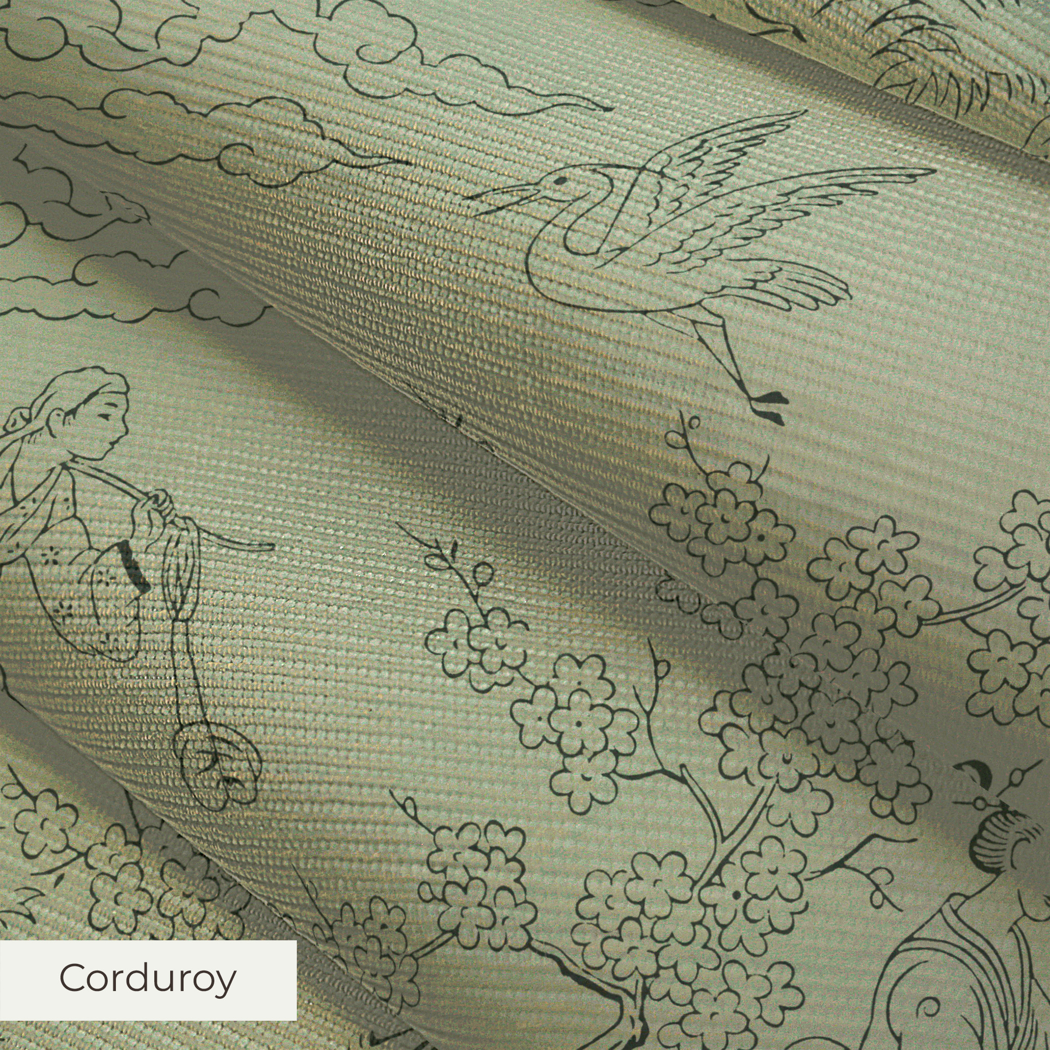 Cang Lu - Dittany Fabric
