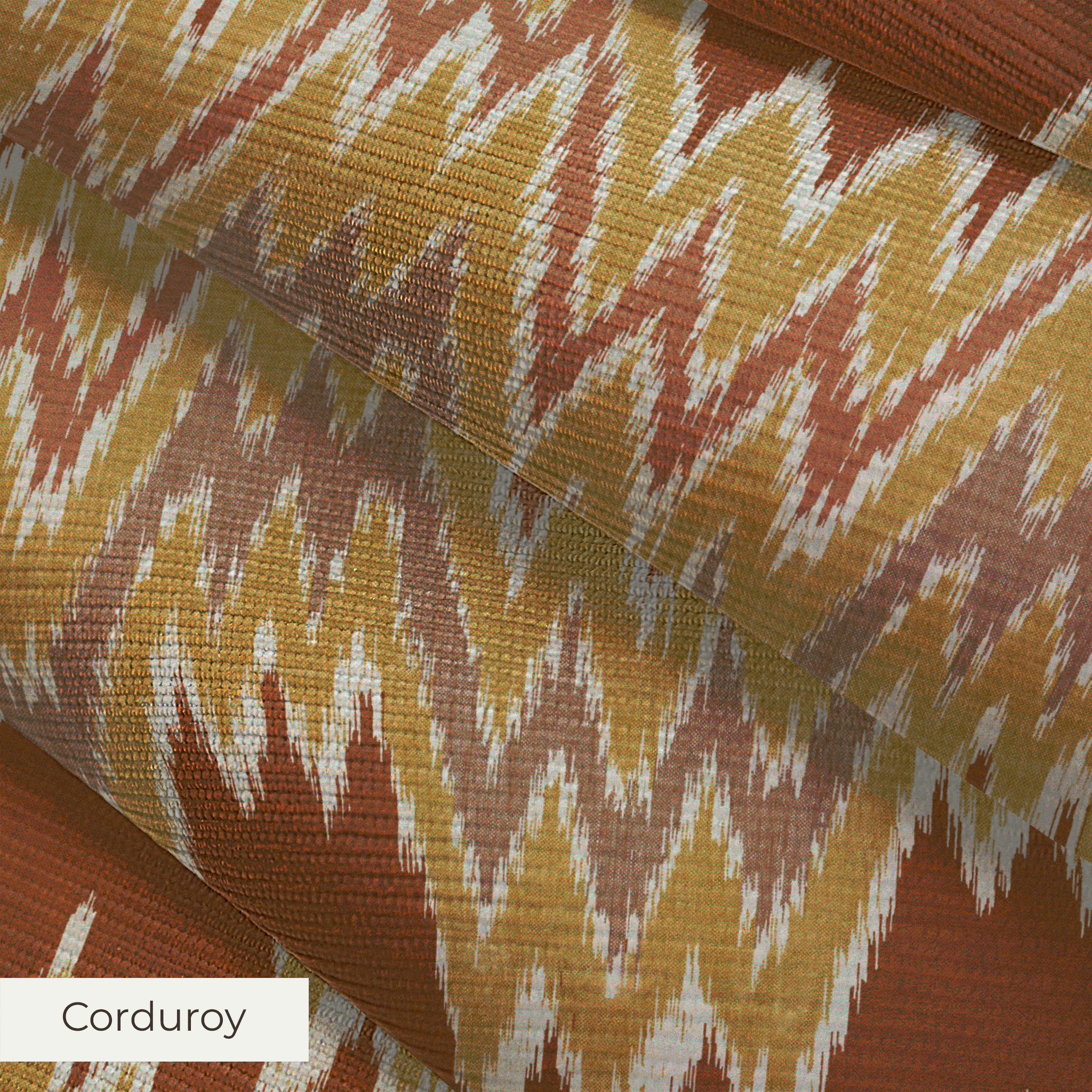 Flame Stitch - Trifford Fabric