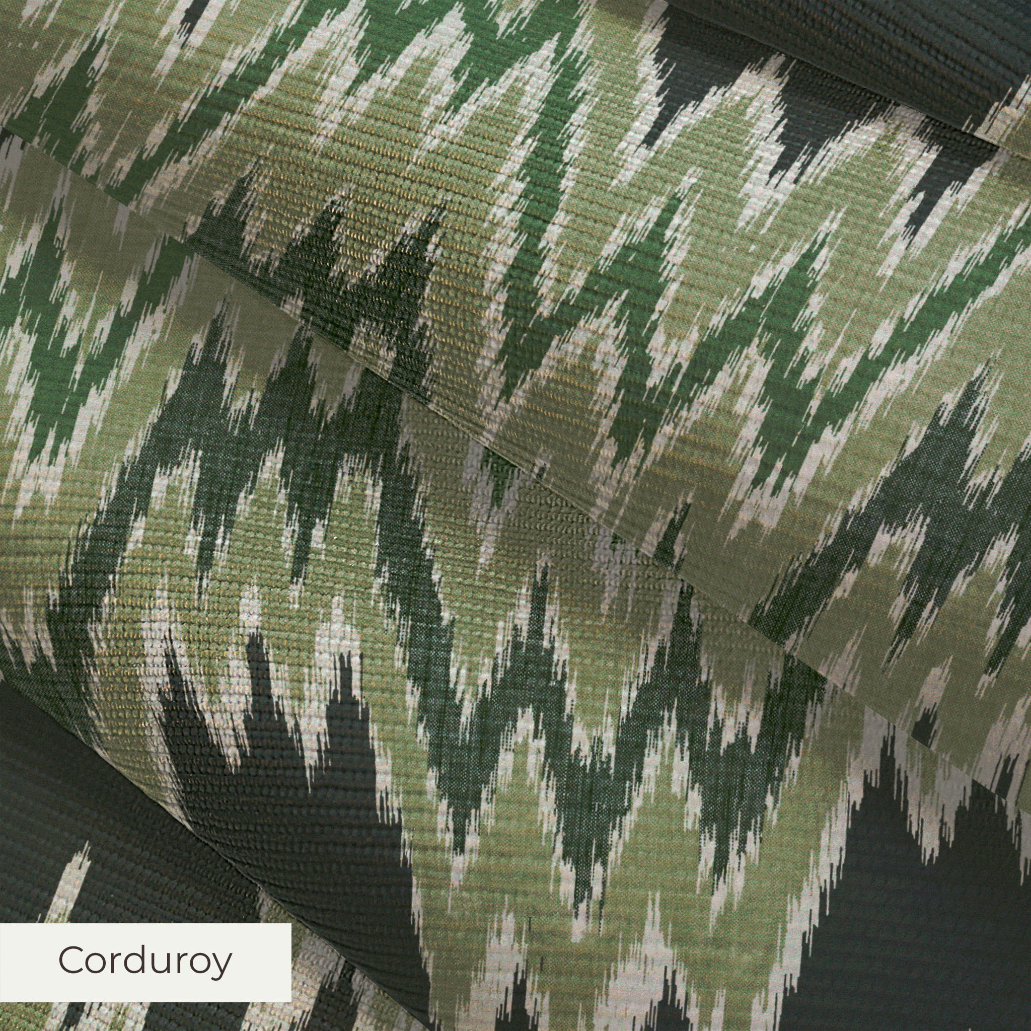 Flame Stitch - Cotrona Fabric