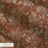 Helena - Burnt Orange Fabric