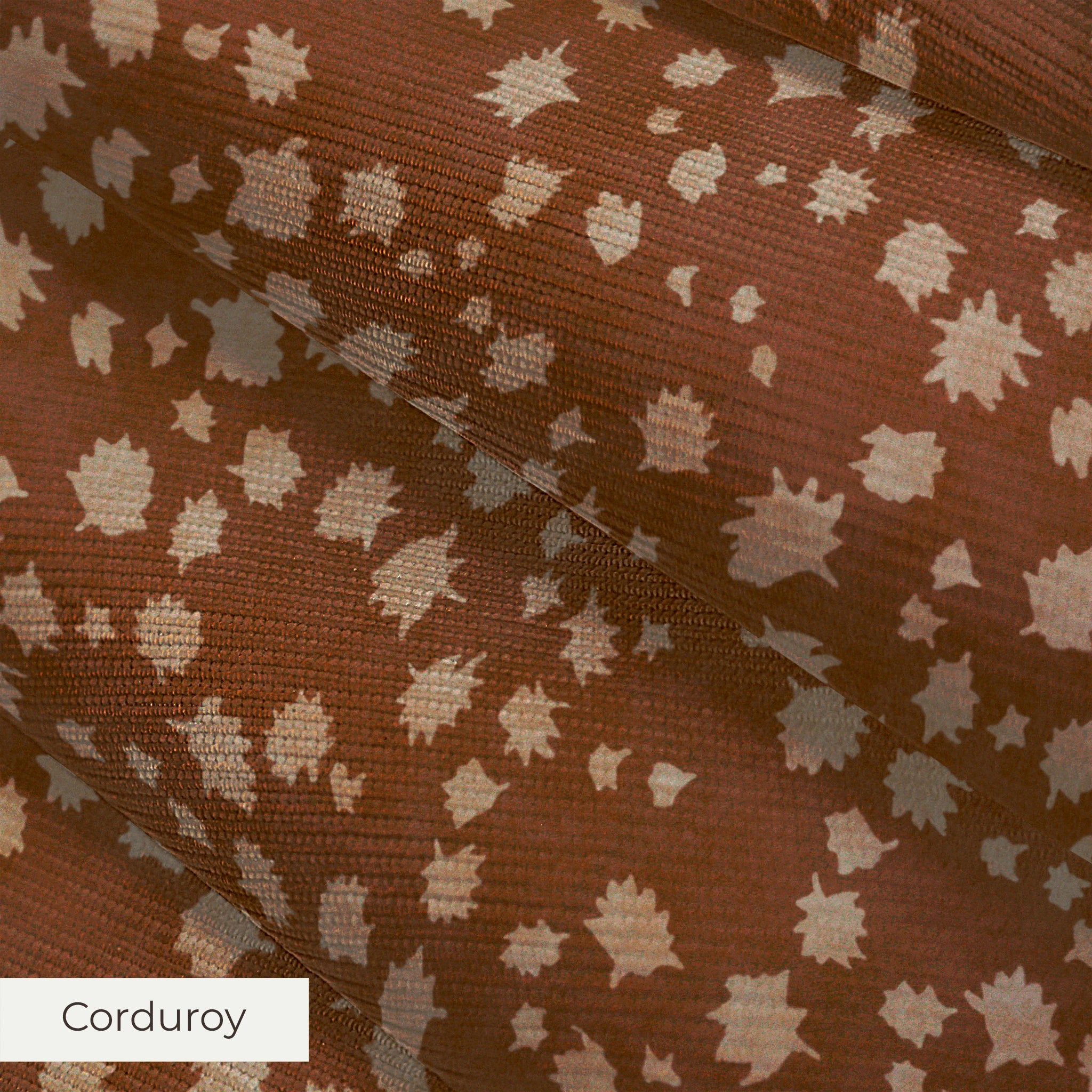 Hollywood - Burnt Orange Fabric