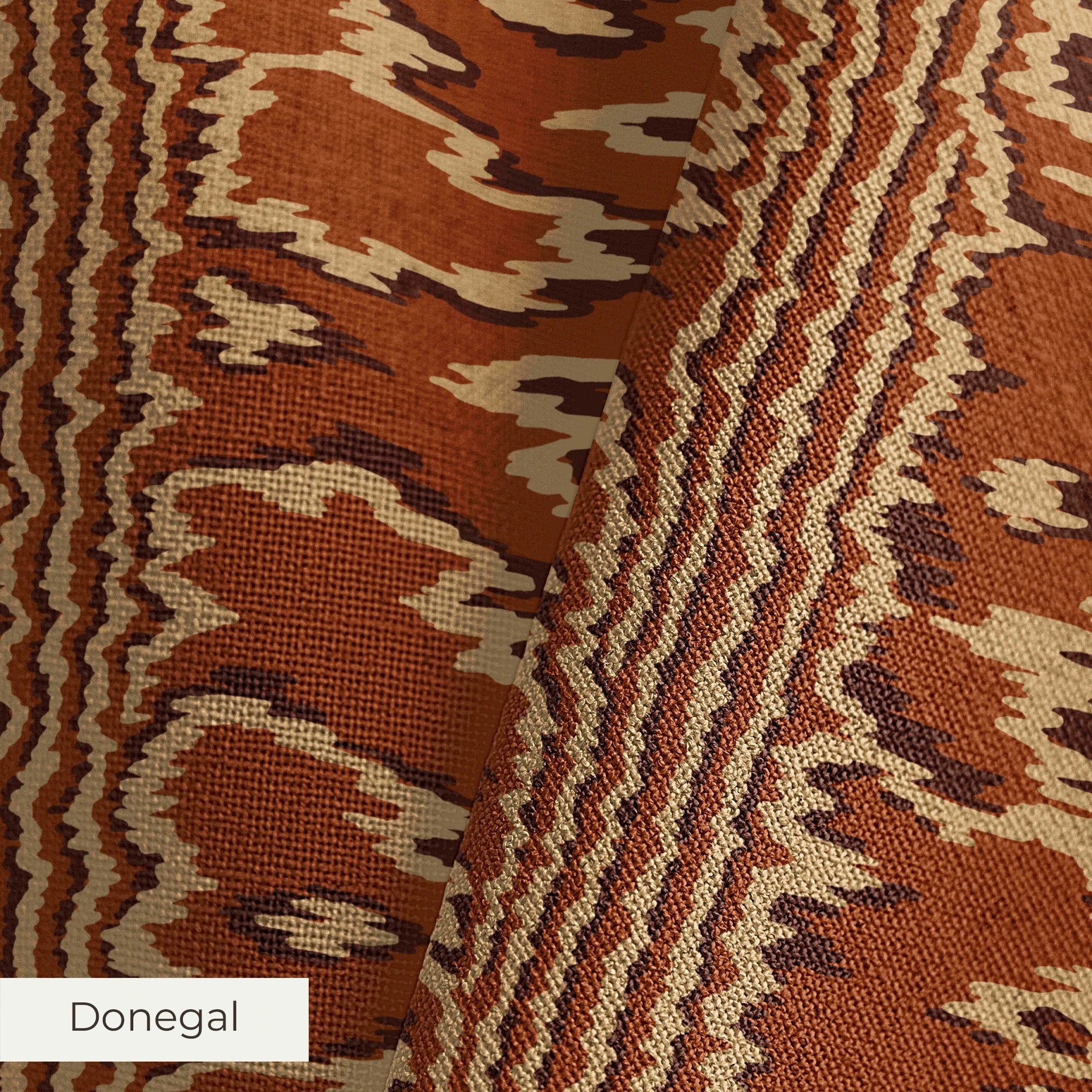 Harper - Burnt Orange Fabric