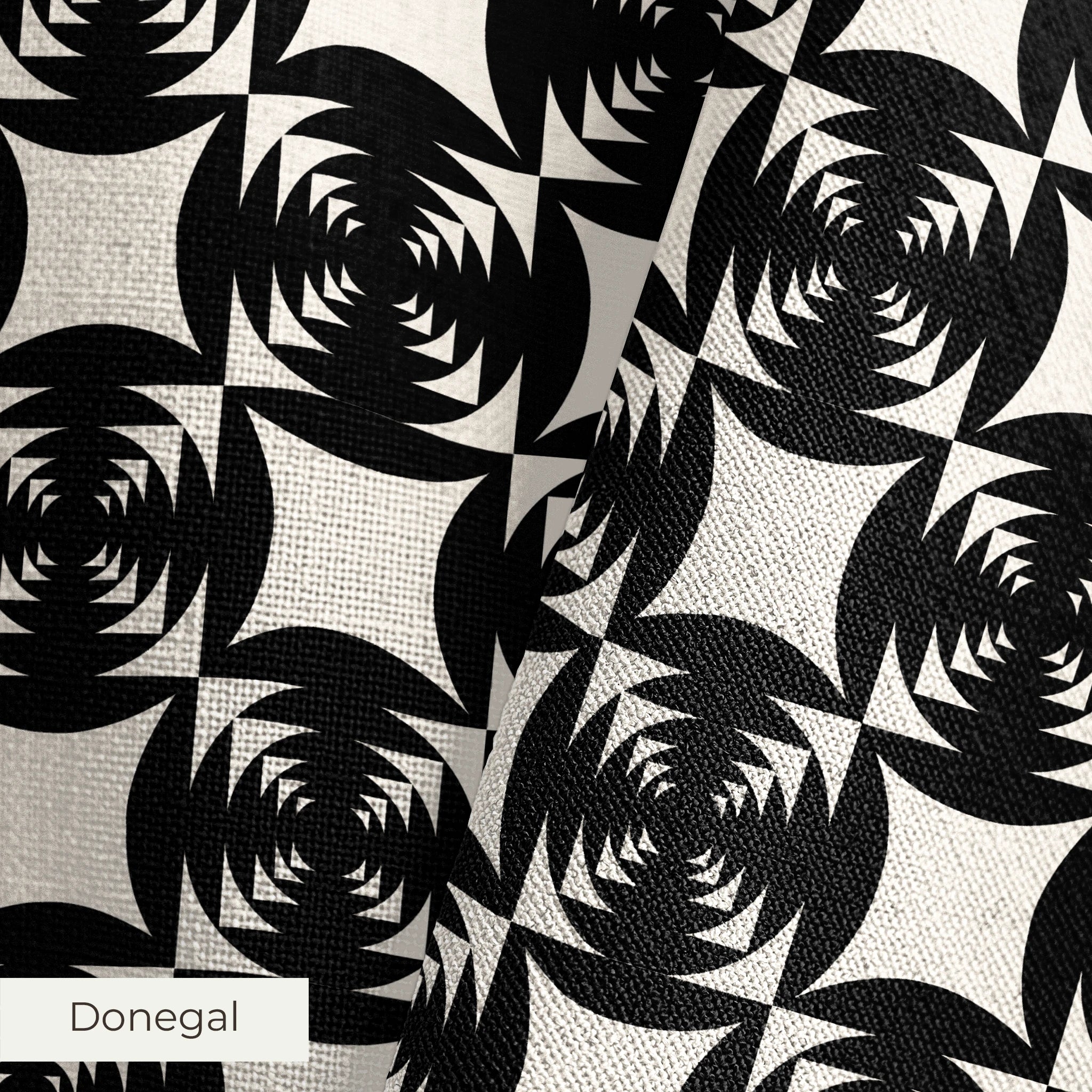 Danika - Black Fabric