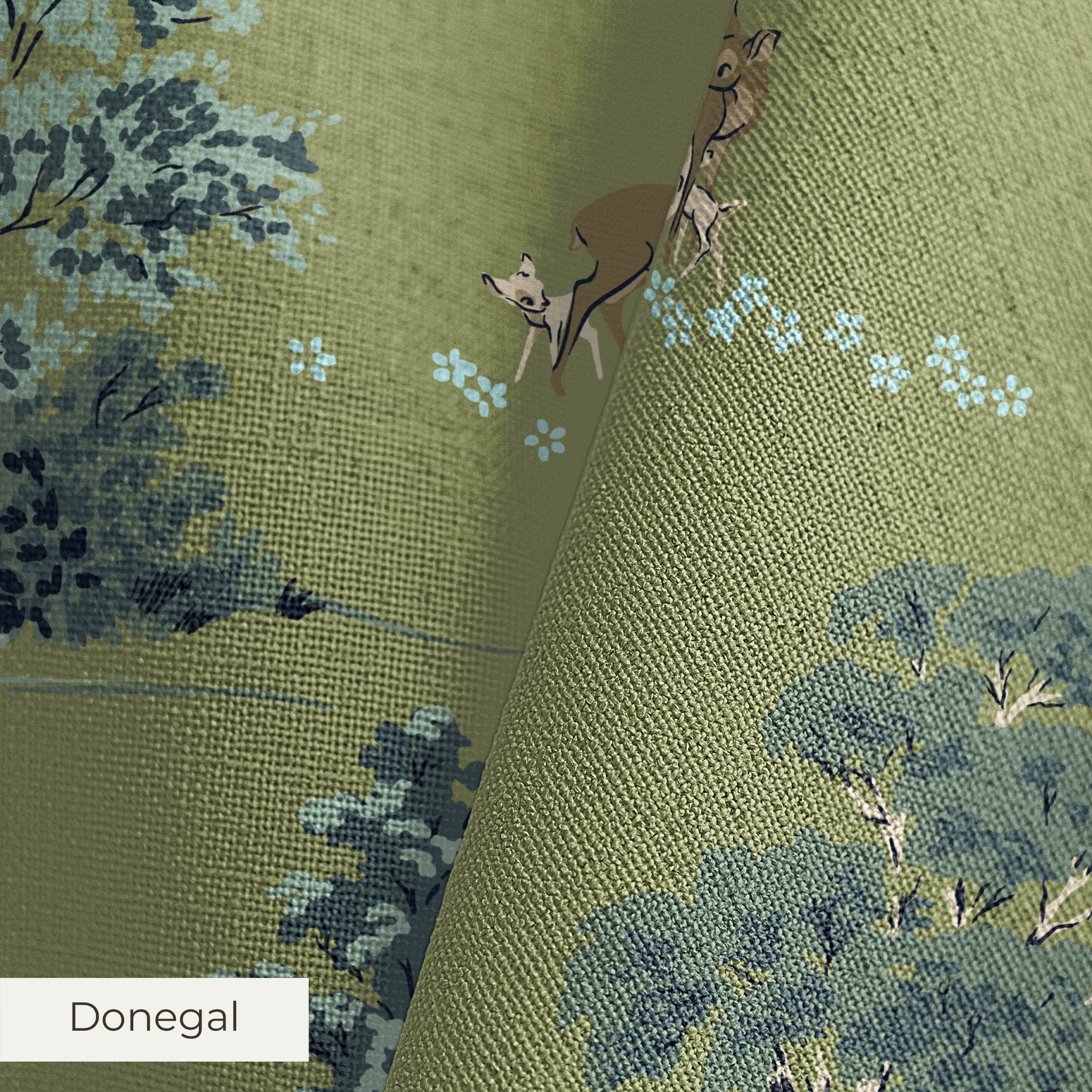 Disney | Baxter Mill - Bambi - Faline Sage Fabric