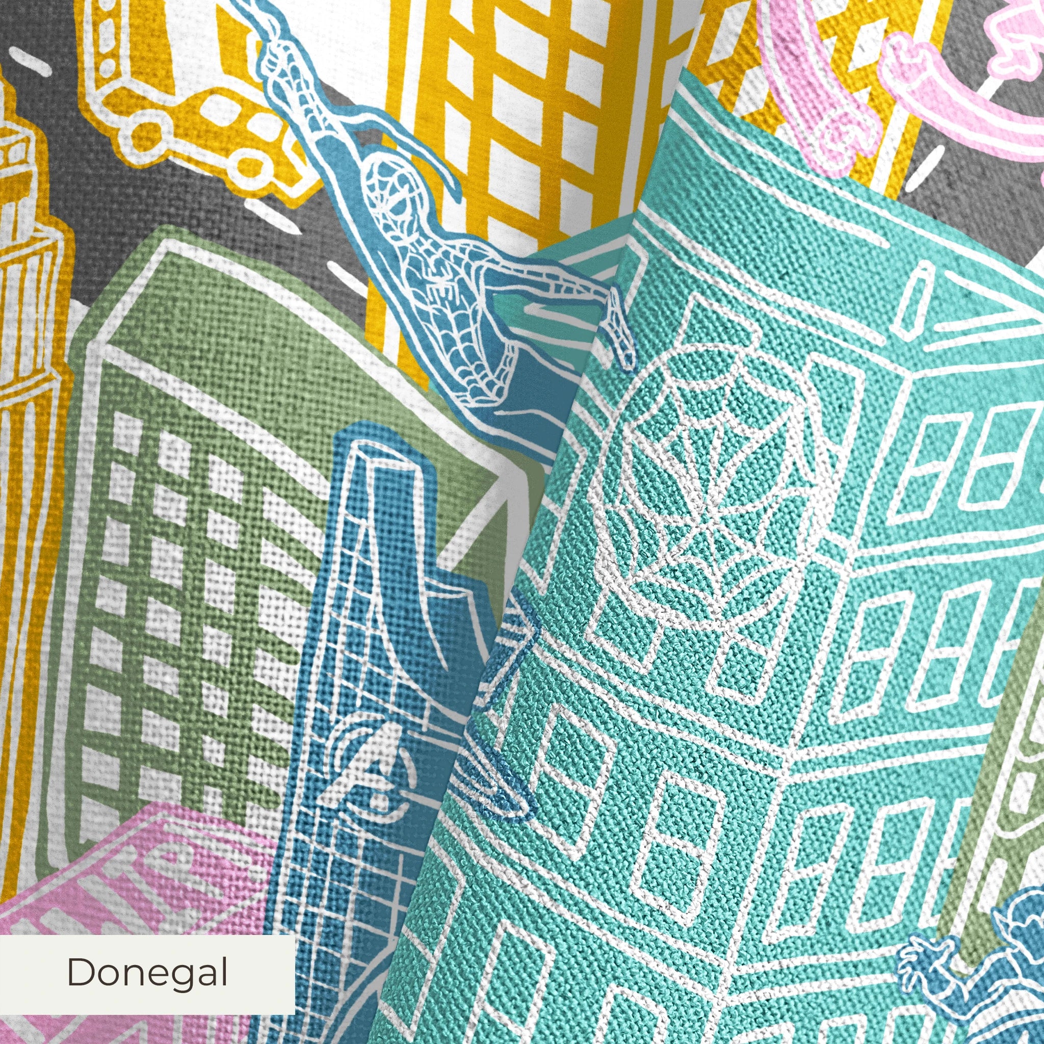 MARVEL | Baxter Mill - Spider-Man - Midtown - Bloom Fabric