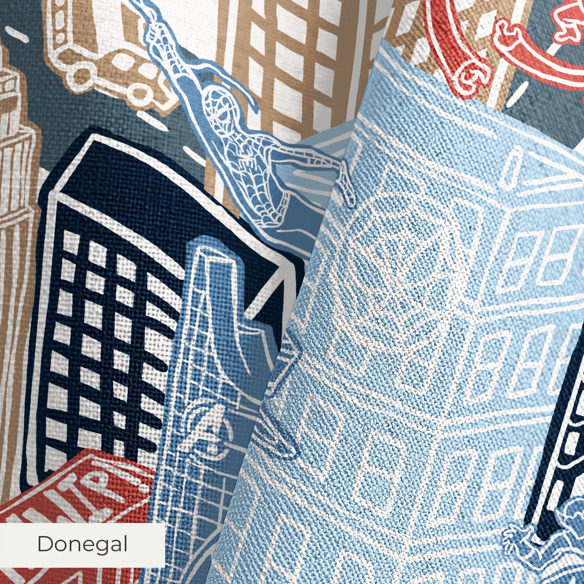 MARVEL | Baxter Mill - Spider-Man - Midtown - Stargaze Fabric