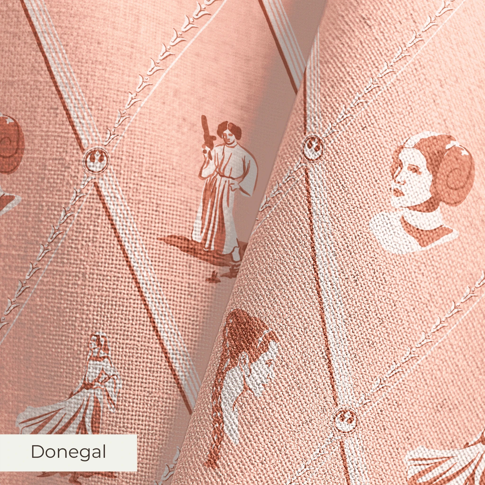 STAR WARS™ | Baxter Mill - Rebels - Princess - Coral Fabric