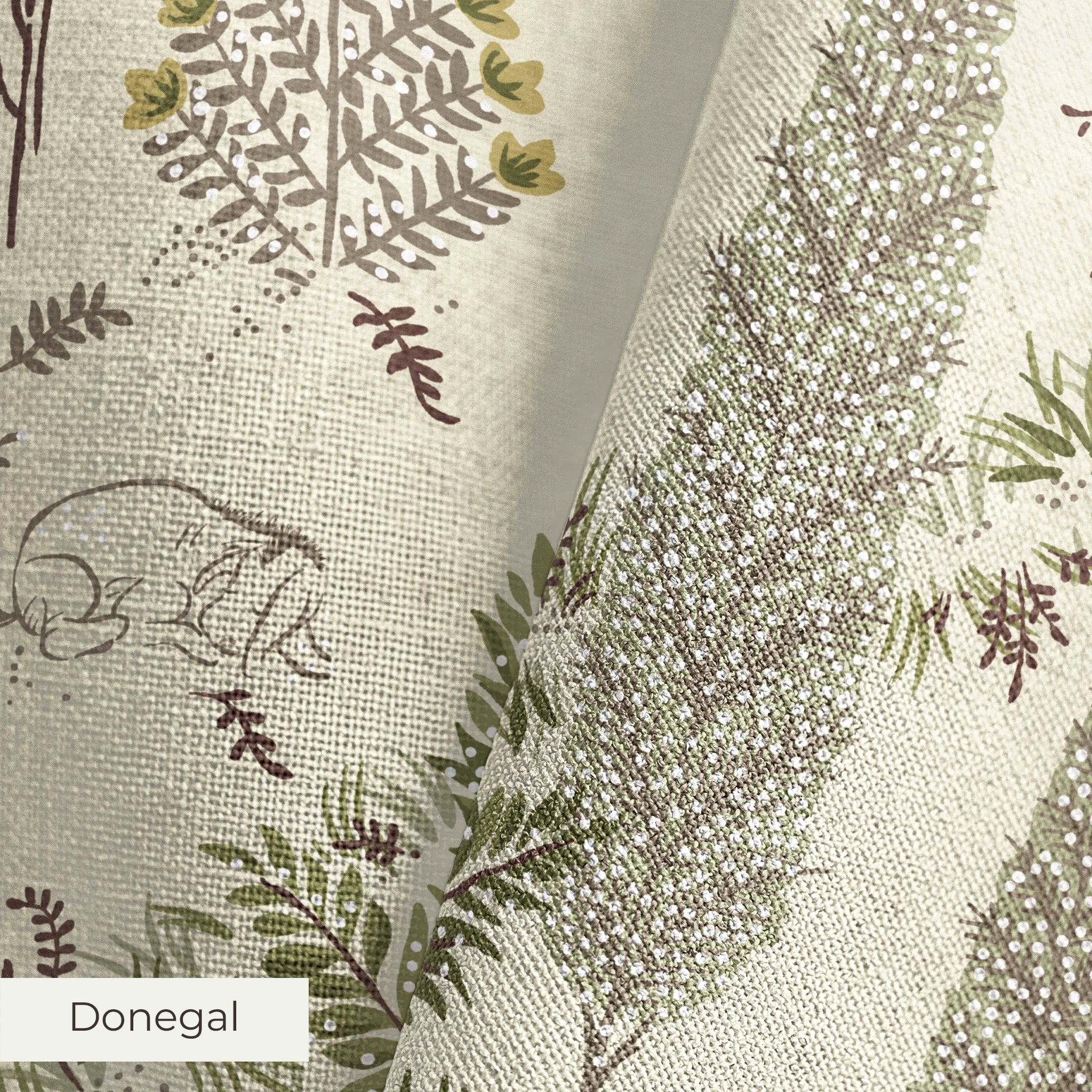 Disney | Baxter Mill - Winnie the Pooh - Hundred Acre Wood Saxon Fabric