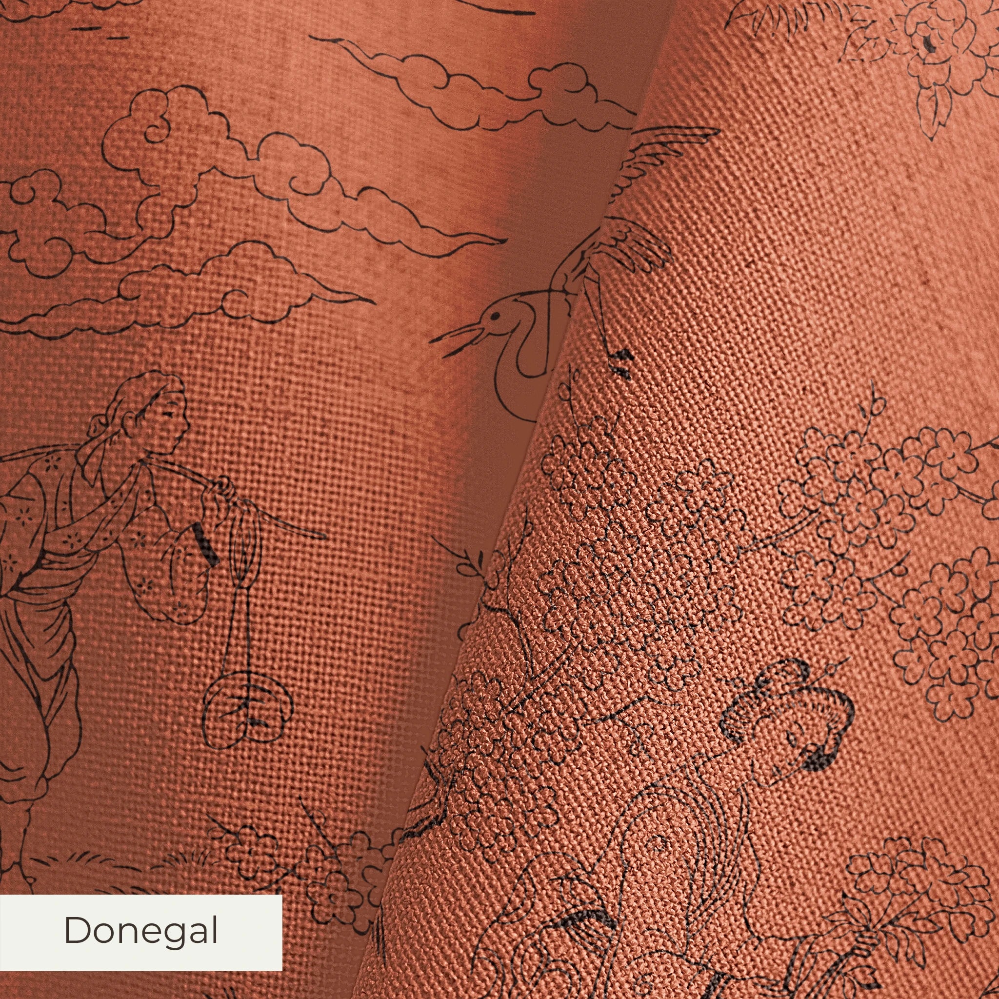 Cang Lu - Mon Fleur Fabric