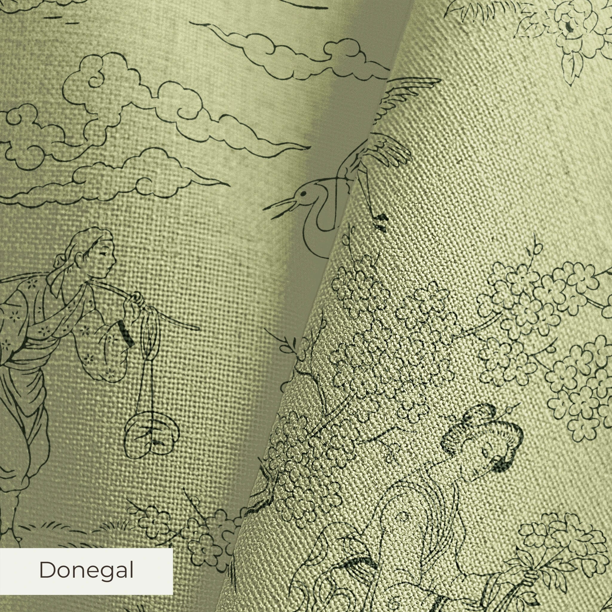 Cang Lu - Dittany Fabric