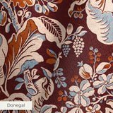 Domitila - Singed Red Fabric