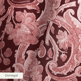 Delphine - Singed Red Fabric