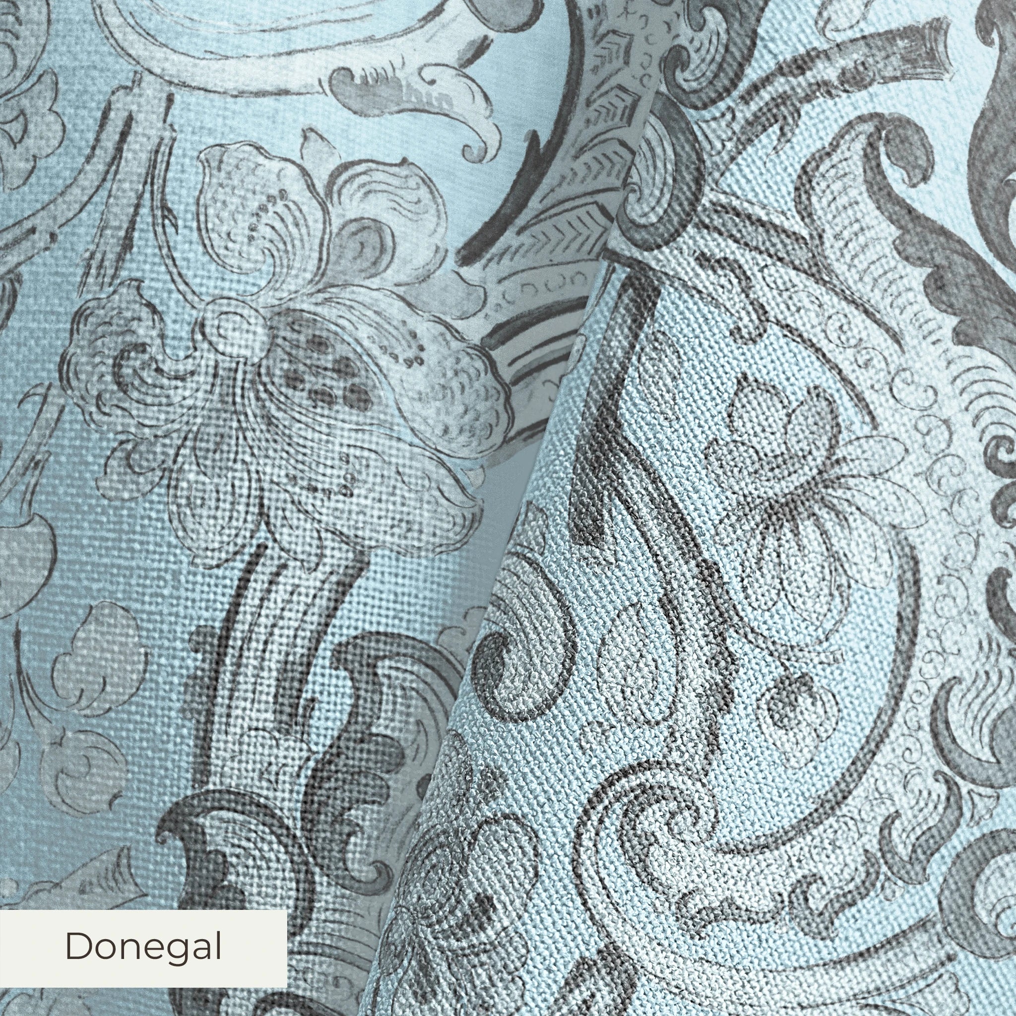 Delphine - Kakelugn Fabric