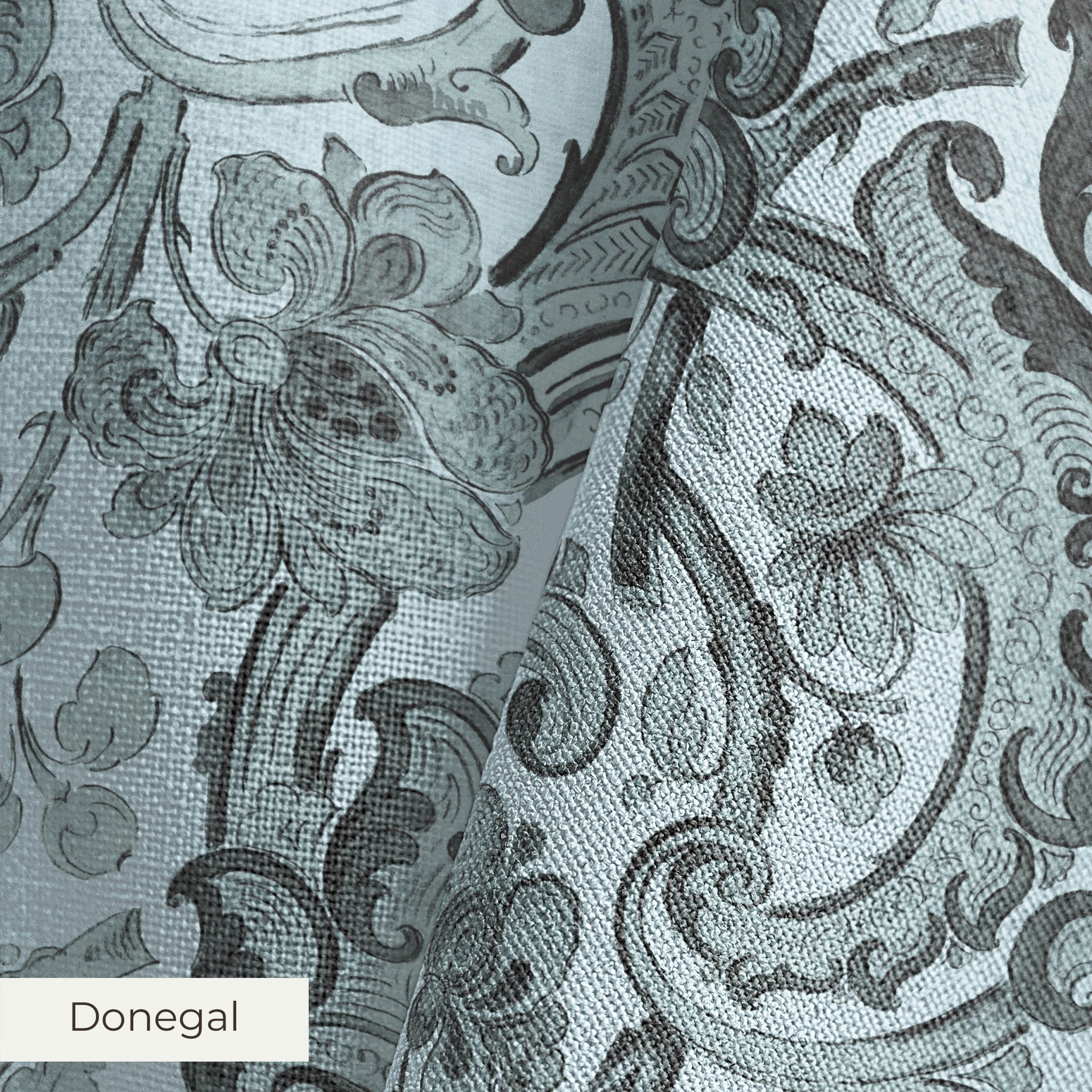 Delphine - Argento Fabric