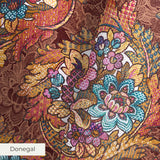 Alora - Singed Red Fabric