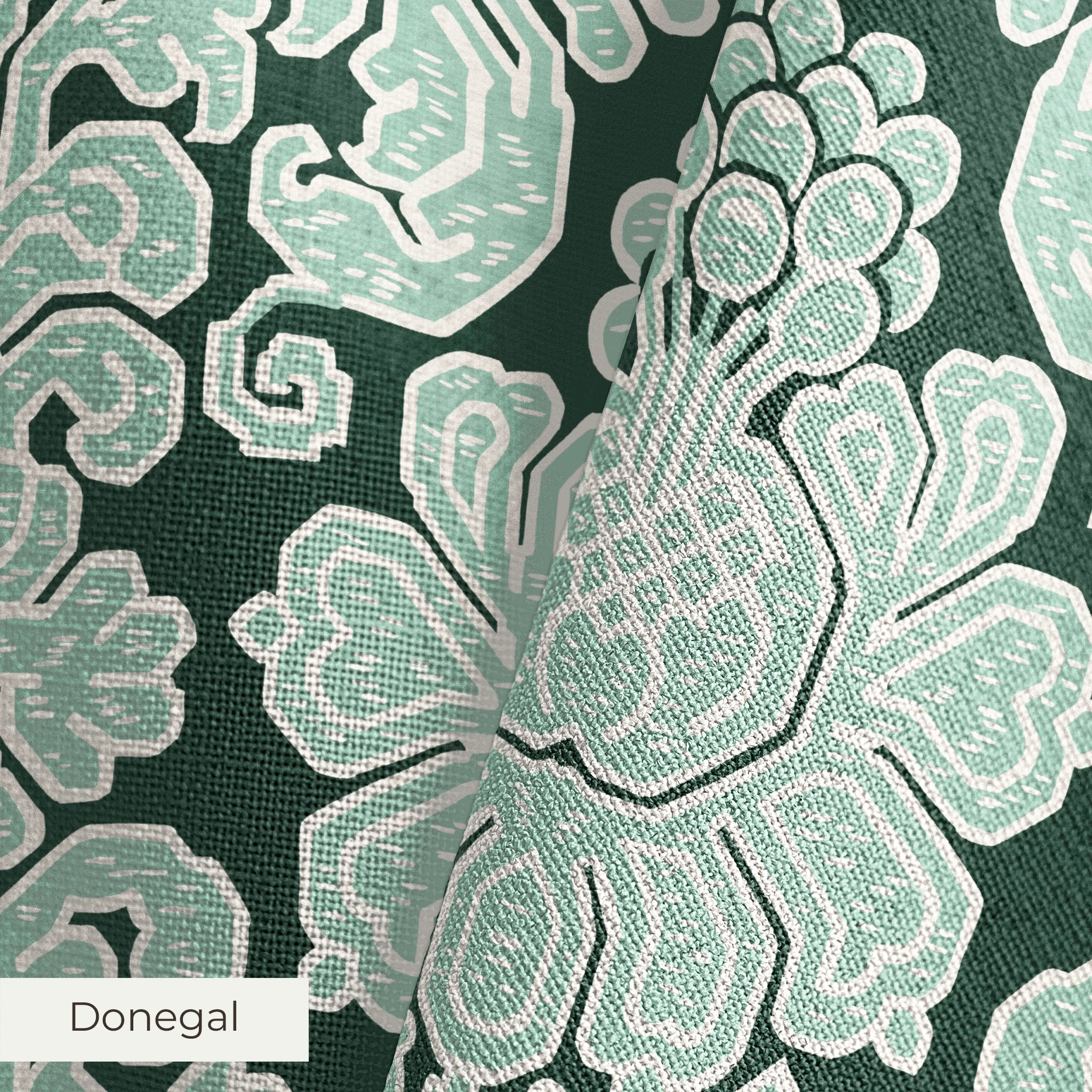 Clovis - Duck Green Fabric