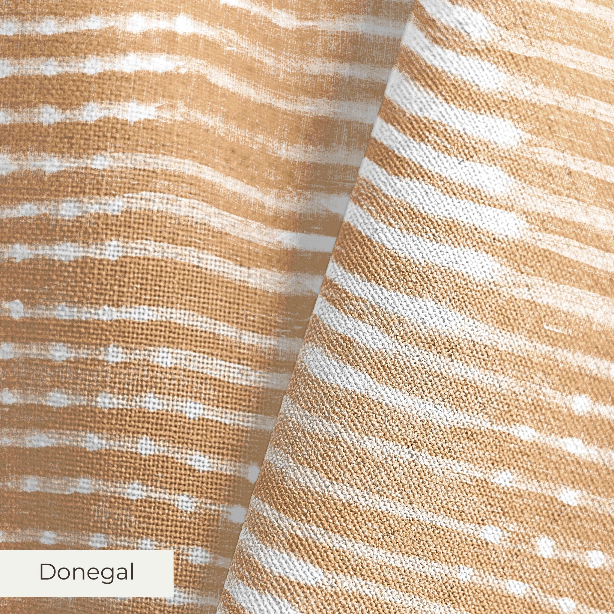 Horizontal white striped pattern on beige wood grain textured background