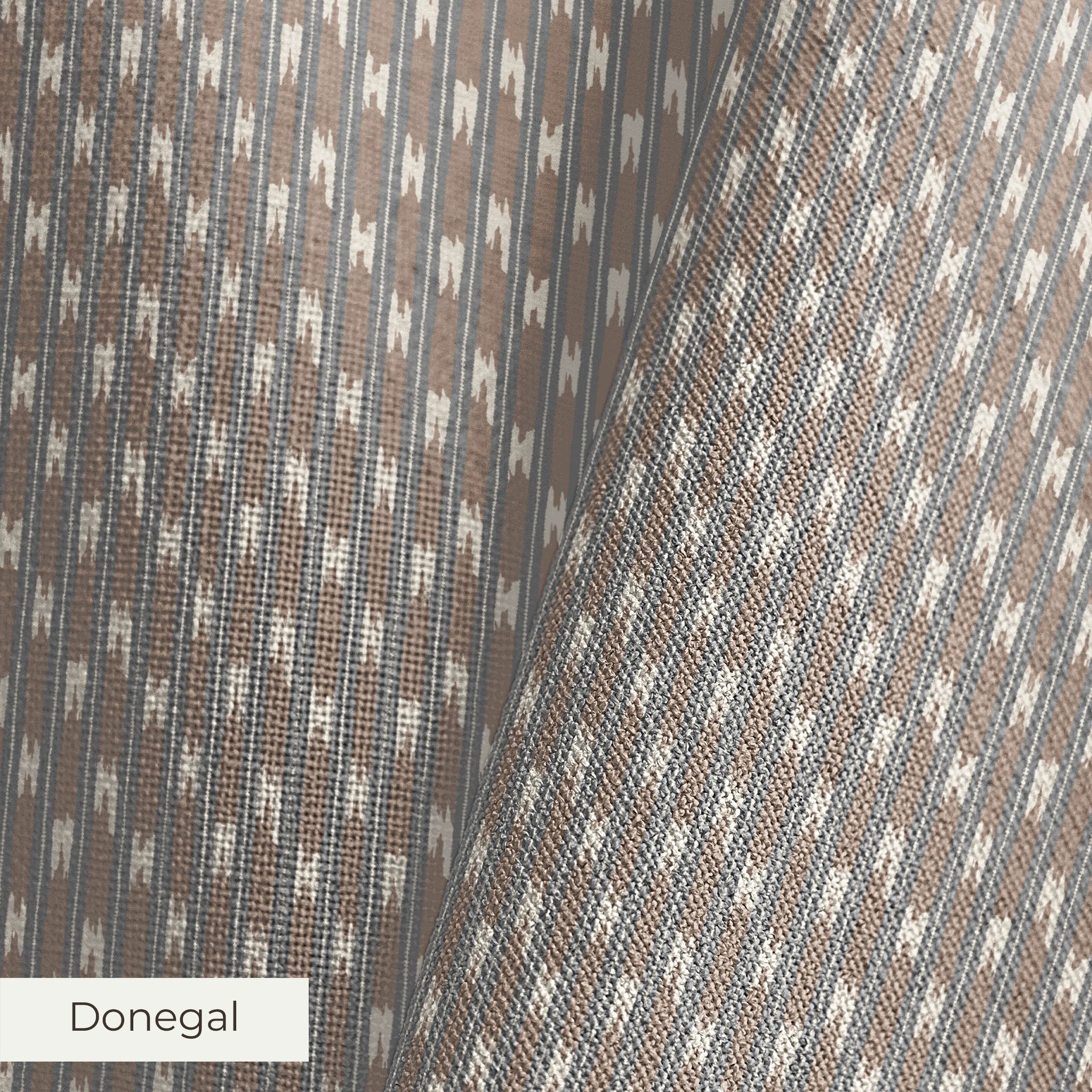 Keya - Gray Taupe Fabric