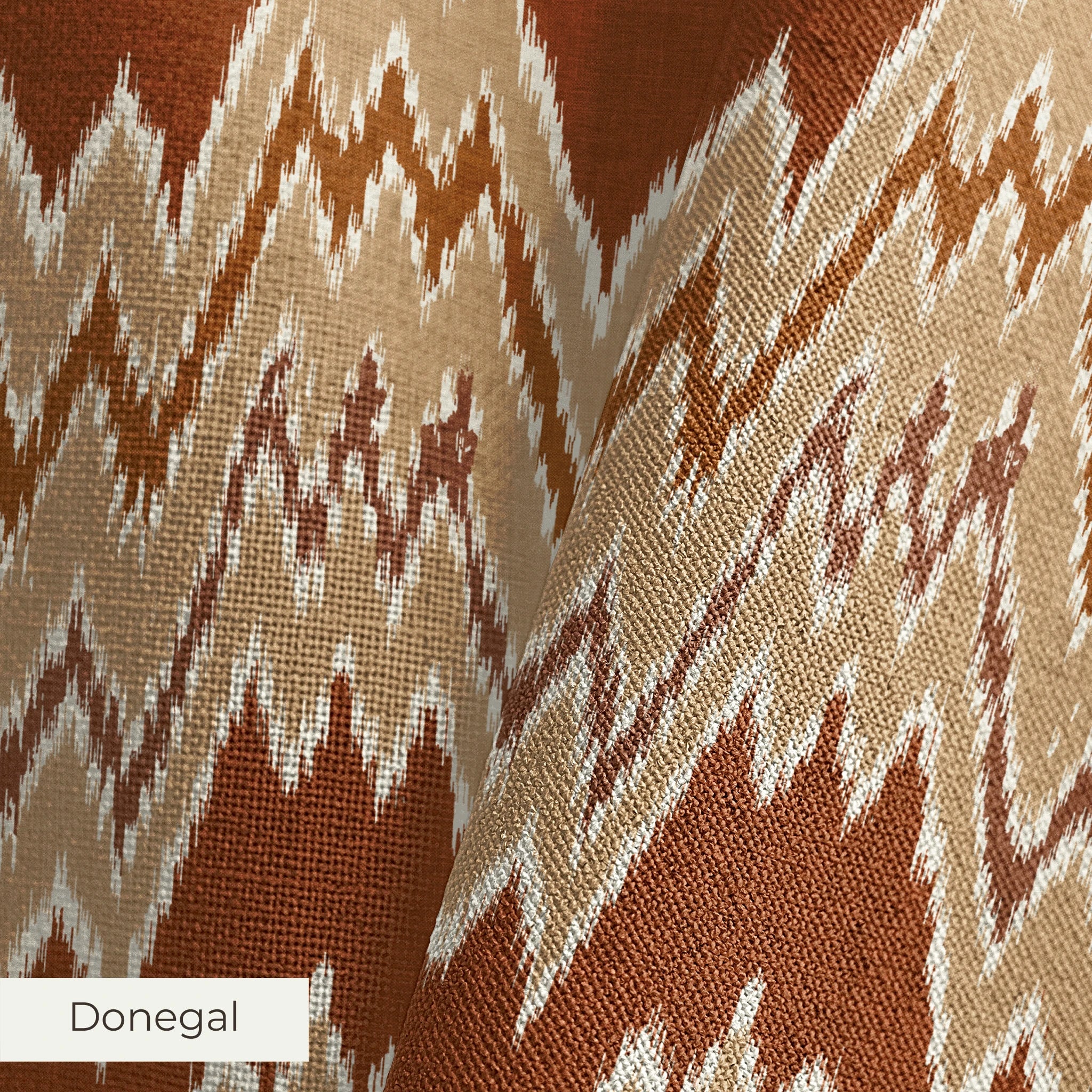 Hudson - Burnt Orange Fabric