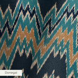 Flame Stitch - Fjord Fabric